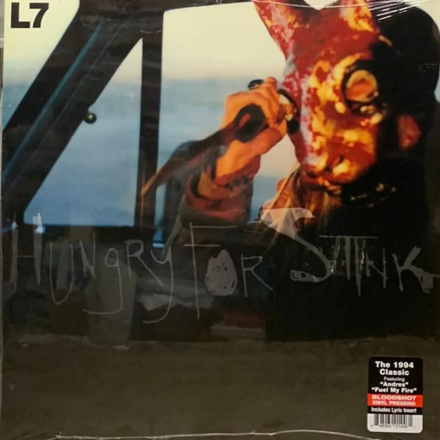 L7 HUNGRY FOR STINK (CLEAR W/ RED STREAKS BLOODSHOT VINYL) Vinyl Record