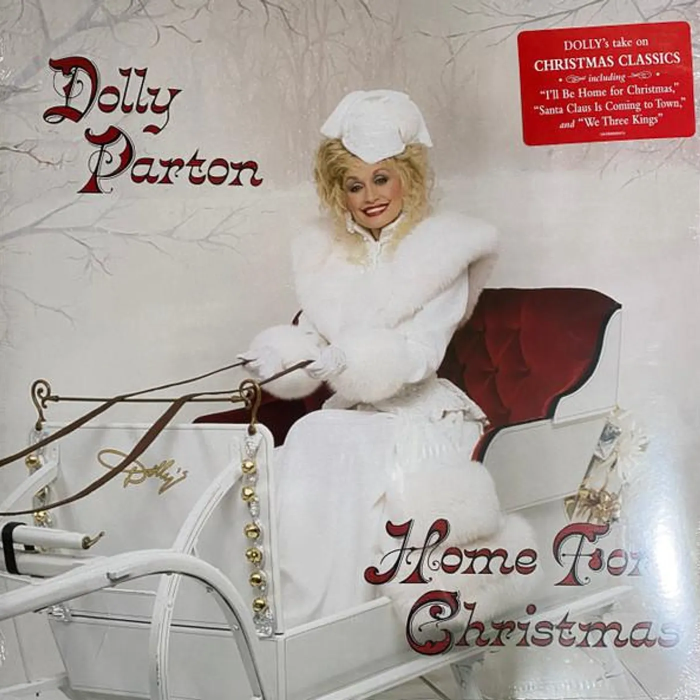 Dolly Parton HOME FOR CHRISTMAS (140G) Vinyl Record