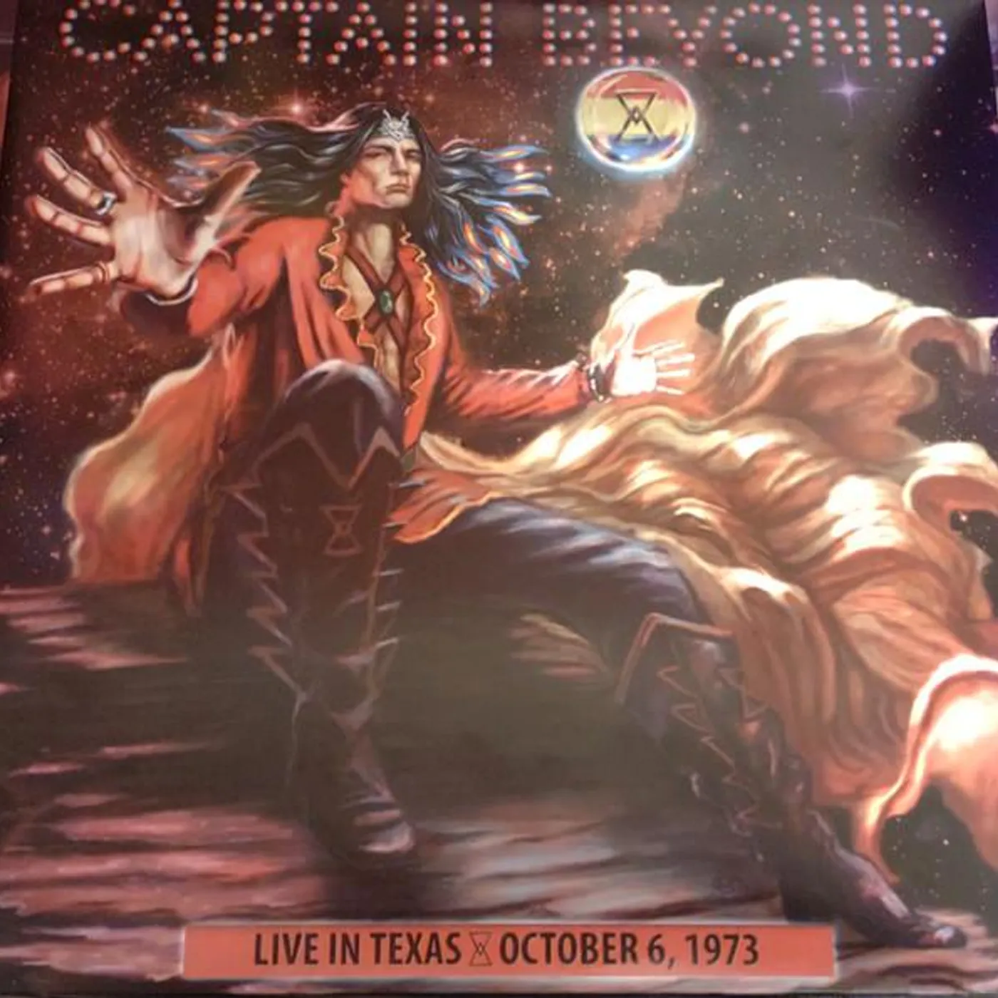Captain Beyond LIVE IN TEXAS - OCTOBER 6, 1973 (RED VINYL/2LP) Vinyl Record