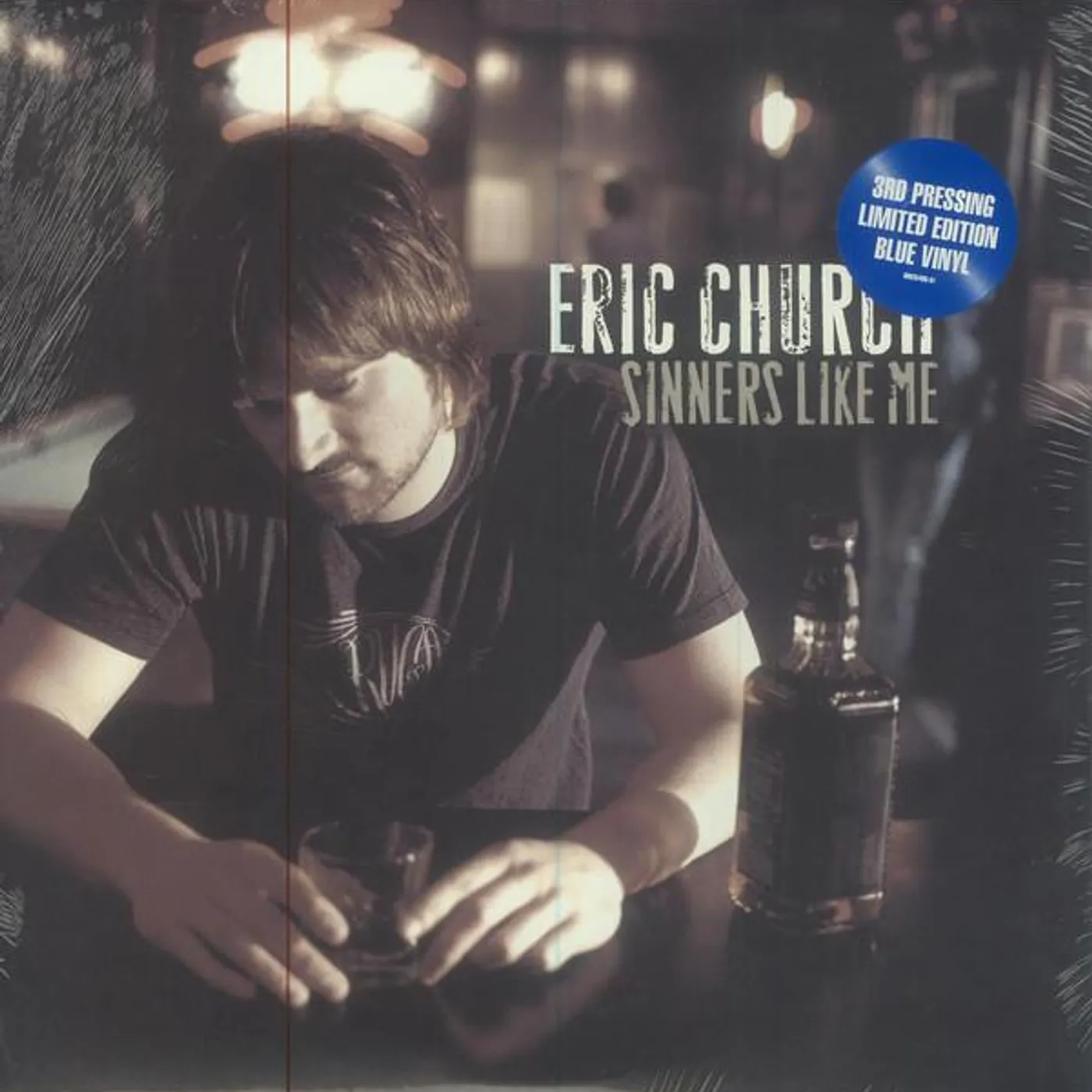 Eric Church SINNERS LIKE ME (BLUE VINYL) Vinyl Record