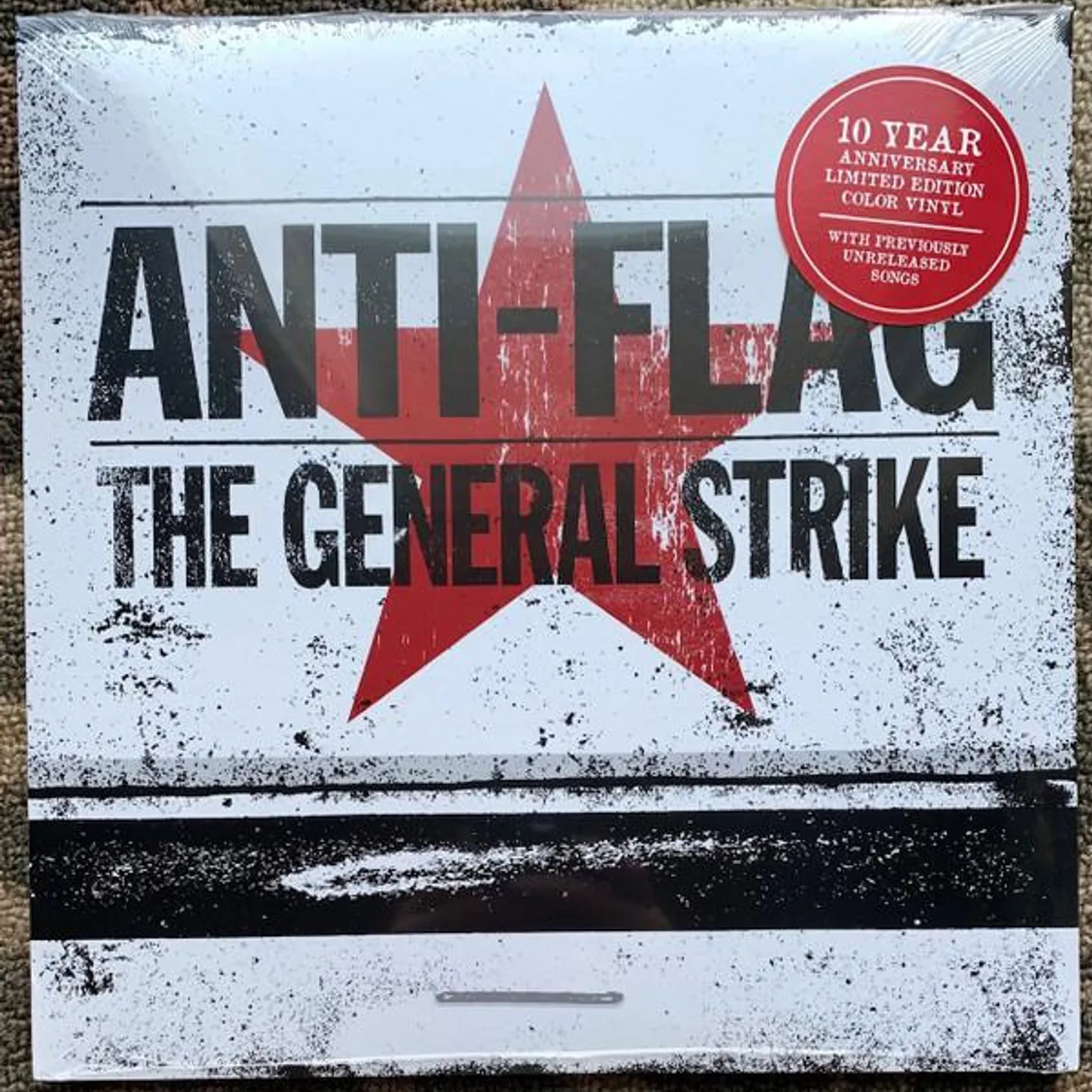 Anti-Flag GENERAL STRIKE (RED VINYL) Vinyl Record