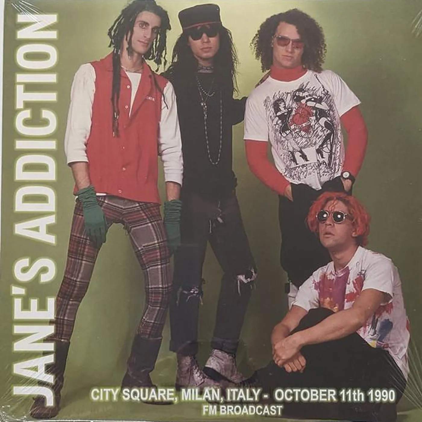 Jane's Addiction City Square, Milan, Italy -  October 11Th 1990 - Fm Broadcast Vinyl Record