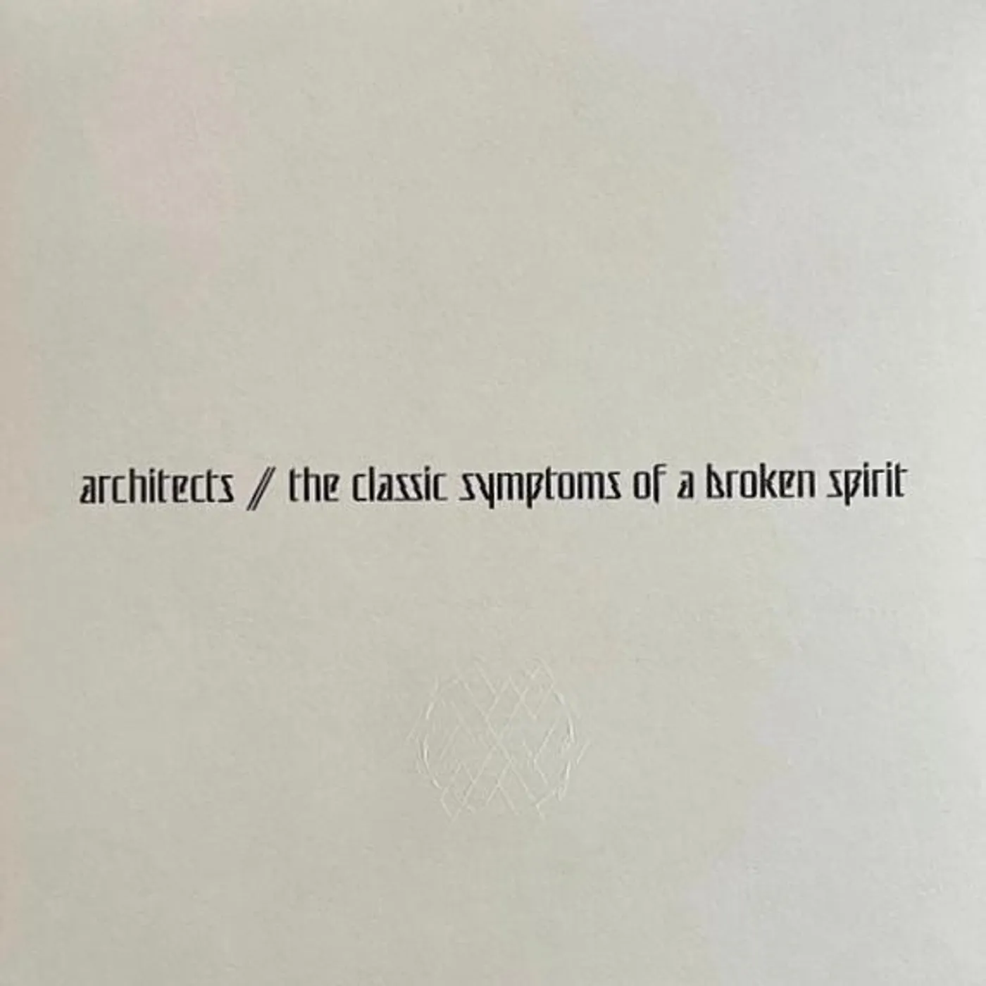 Architects CLASSIC SYMPTOMS OF A BROKEN SPIRIT Vinyl Record