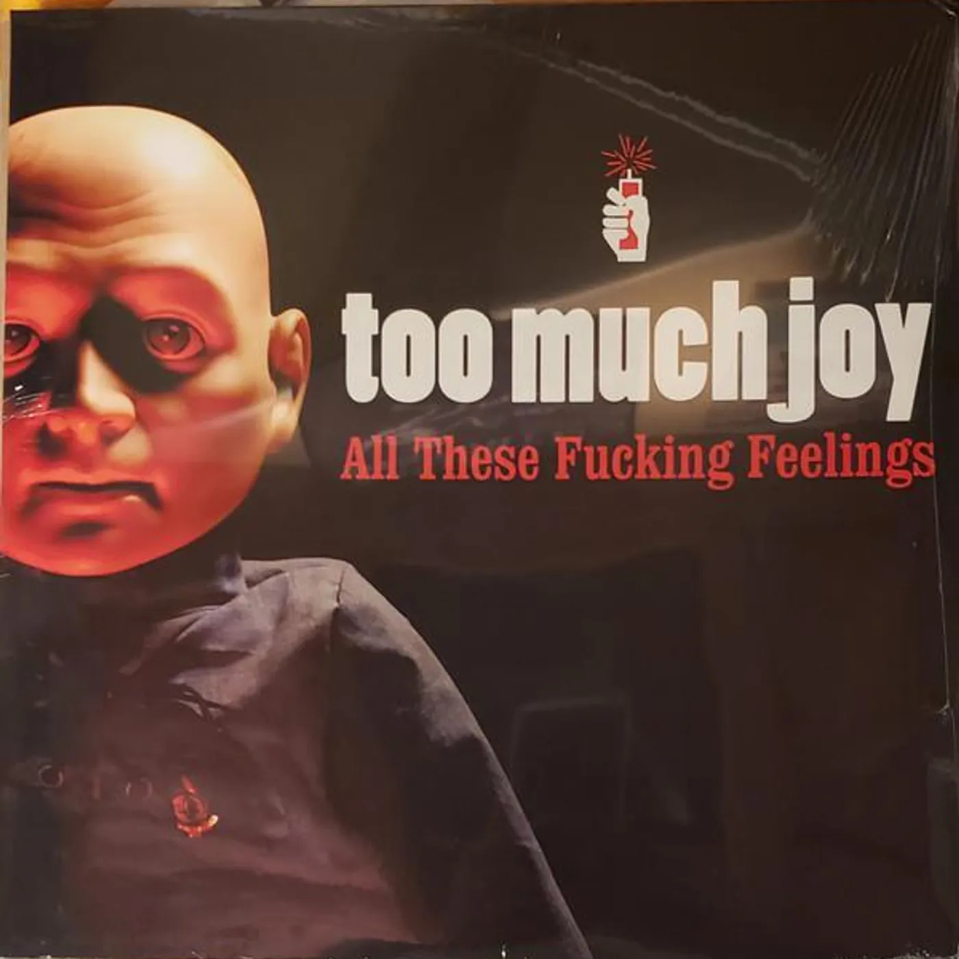 Too Much Joy ALL THESE FUCKING FEELINGS (CLEAR W/ RED SPLATTER VINYL) Vinyl Record