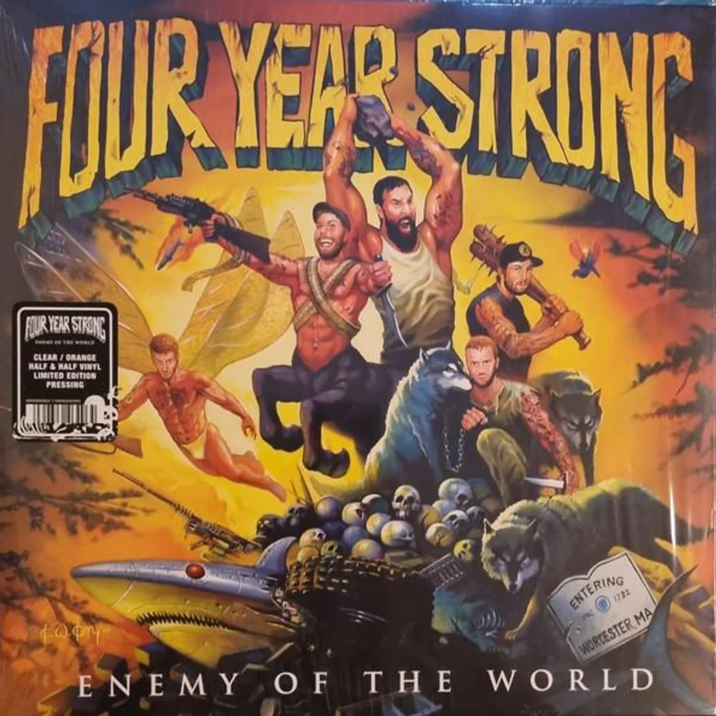 Four Year Strong ENEMY OF THE WORLD Vinyl Record
