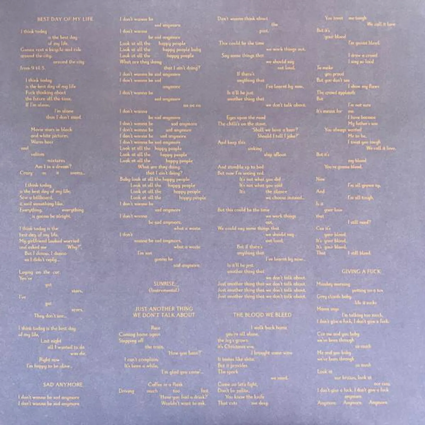 Tom Odell BEST DAY OF MY LIFE (YELLOW VINYL) Vinyl Record