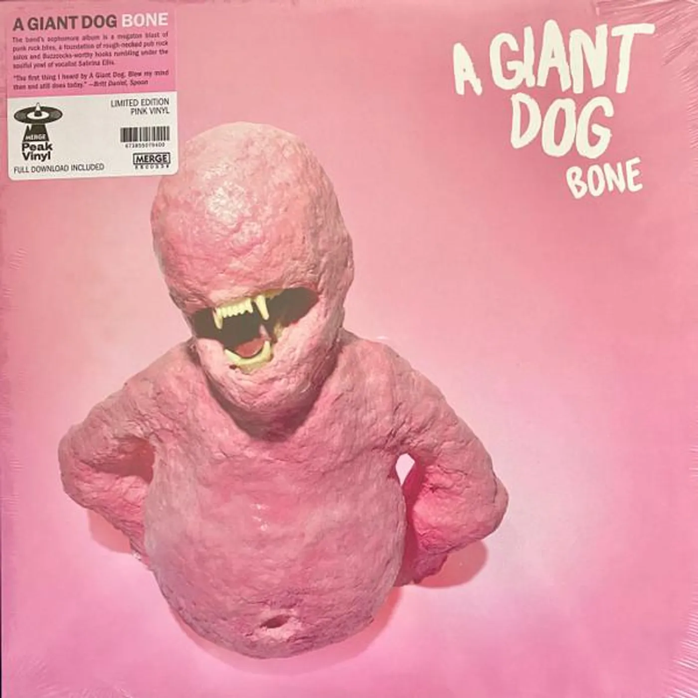A Giant Dog BONE (PINK VINYL) Vinyl Record
