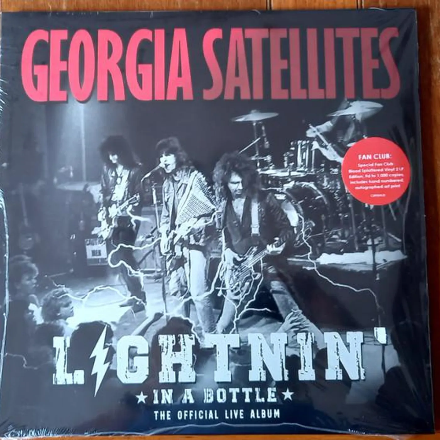The Georgia Satellites LIGHTNIN' IN A BOTTLE: THE OFFICIAL LIVE ALBUM Vinyl Record