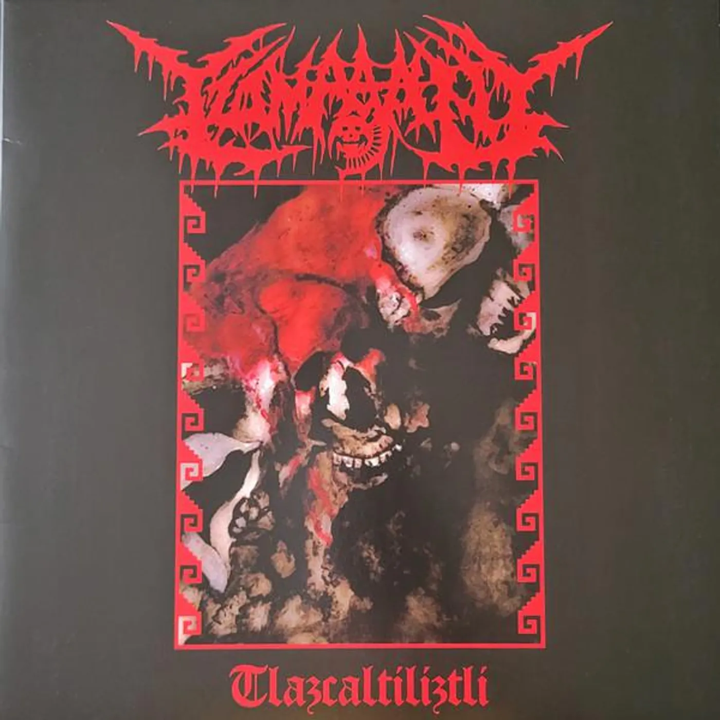 Tzompantli TLAZCALTILIZTLI (LIMITED/BLOOD RED INSIDE ULTRA CLEAR W/ SILVER / WHITE / BLACK SPLATTER VINYL) Vinyl Record