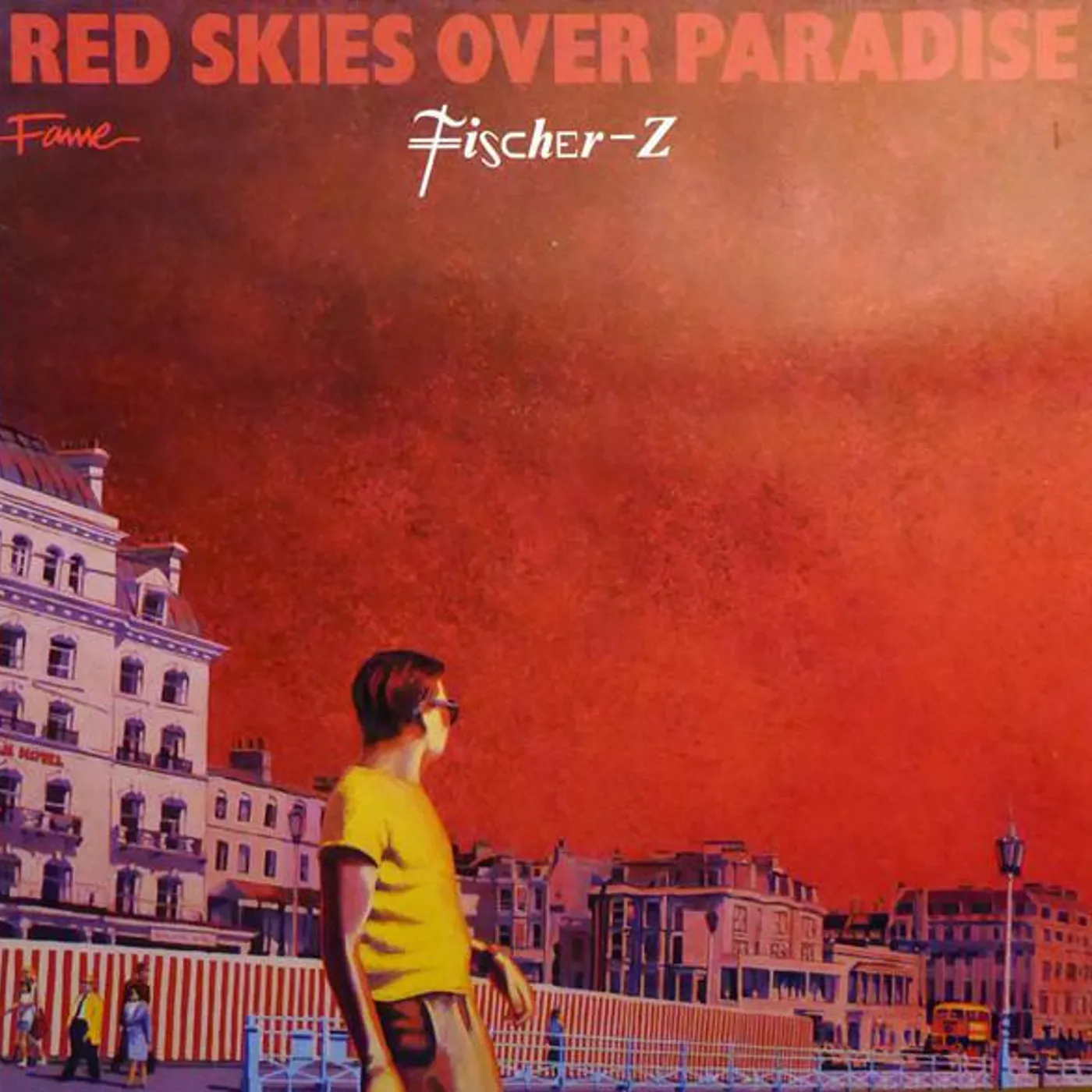 Fischer-Z RED SKIES OVER PARADISE (RED VINYL) Vinyl Record