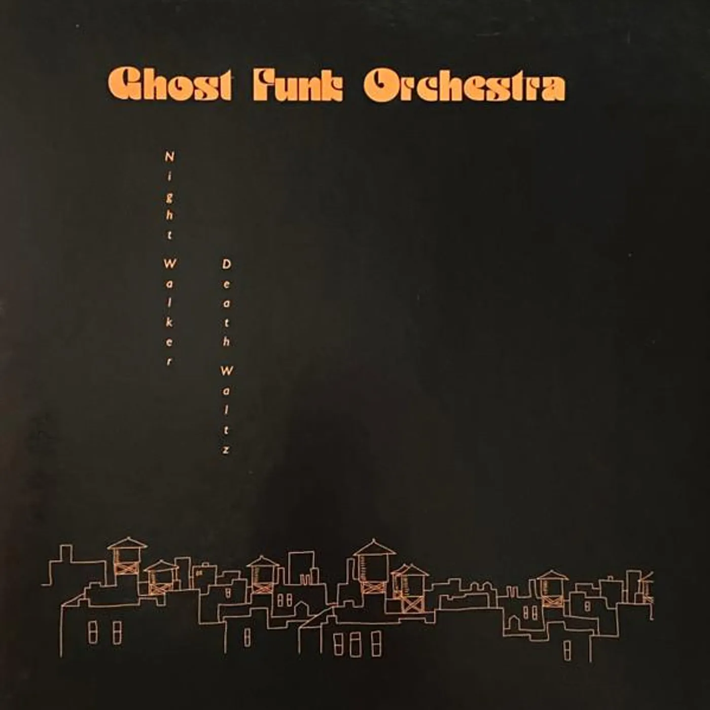 Ghost Funk Orchestra NIGHT WALKER / DEATH WALTZ (OPAQUE RED VINYL) (I) Vinyl Record