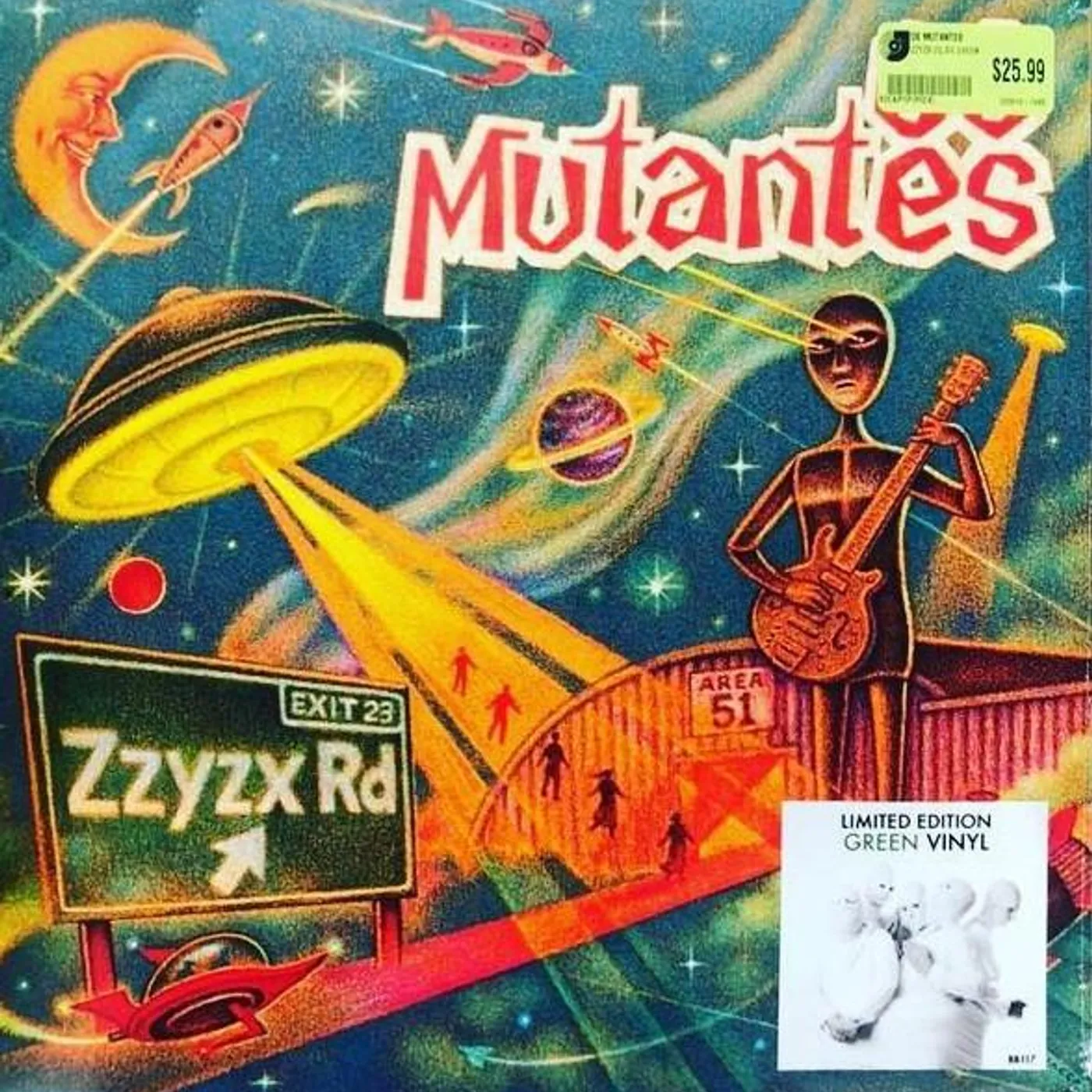 Os Mutantes Zzyzx (Olive Green) Vinyl Record