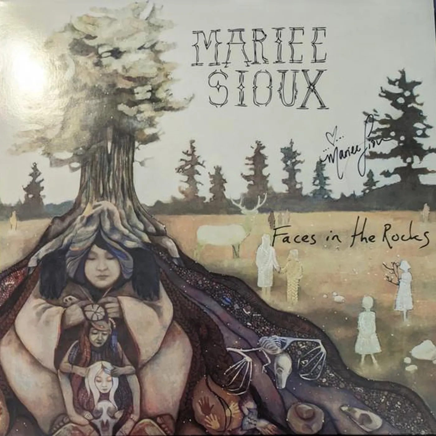 Mariee Sioux FACES IN THE ROCKS Vinyl Record