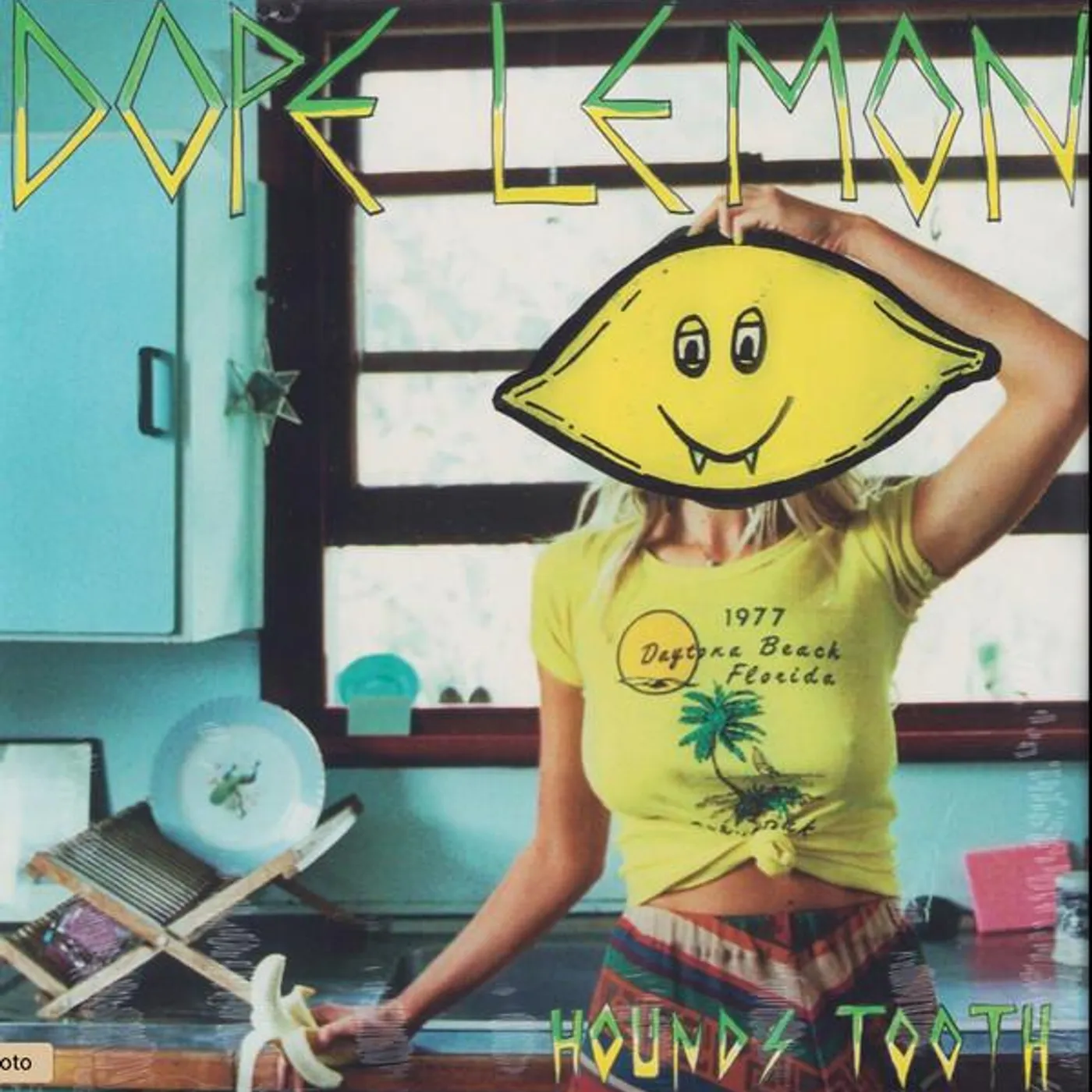 DOPE LEMON HOUNDS TOOTH (TRANSPARENT LIME VINYL) Vinyl Record