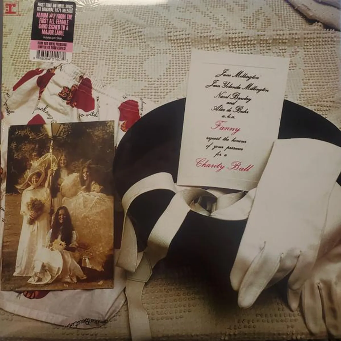 Fanny CHARITY BALL (RUBY RED VINYL) Vinyl Record