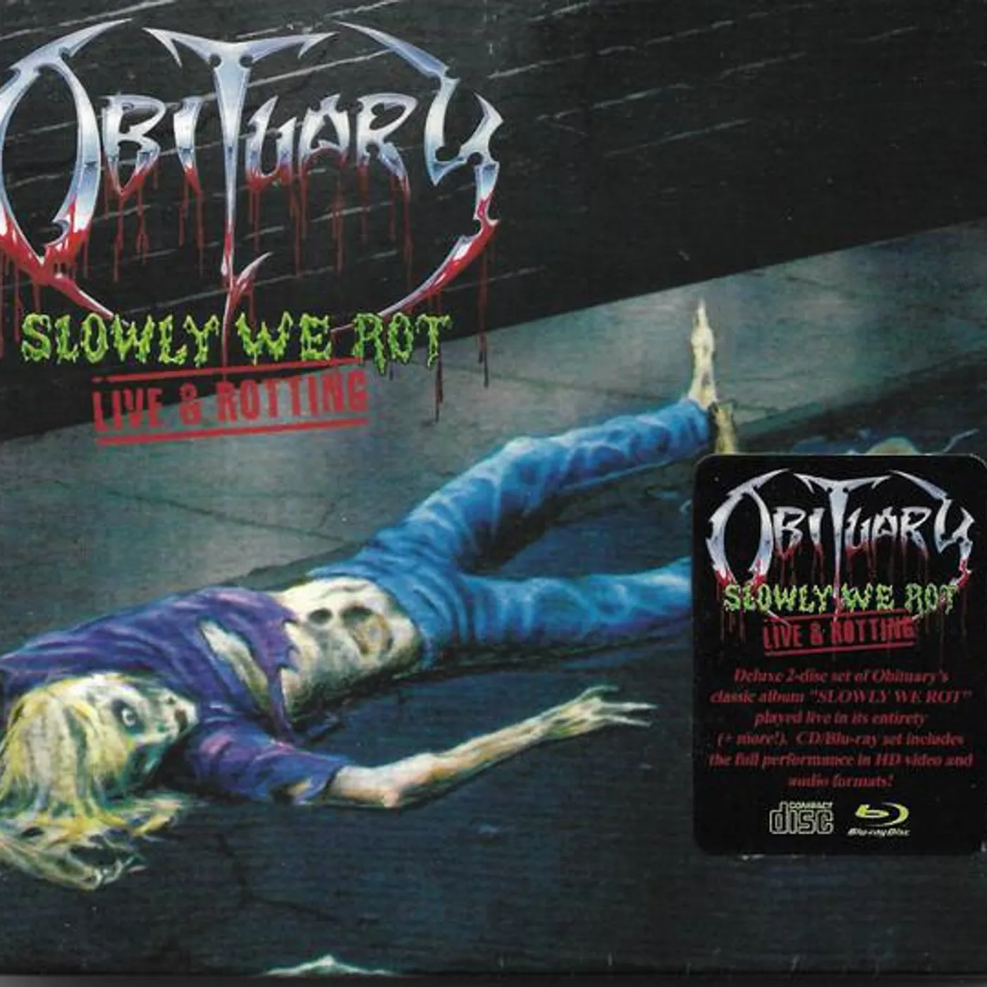 Obituary SLOWLY WE ROT (CD/BLU-RAY) CD