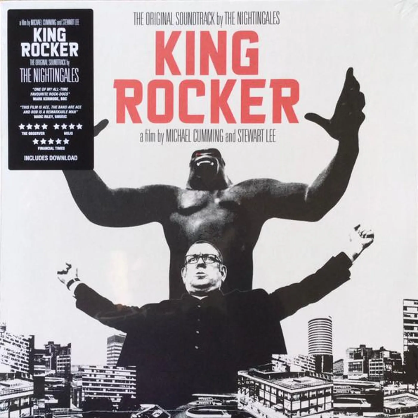 The Nightingales KING ROCKER Original Soundtrack Vinyl Record