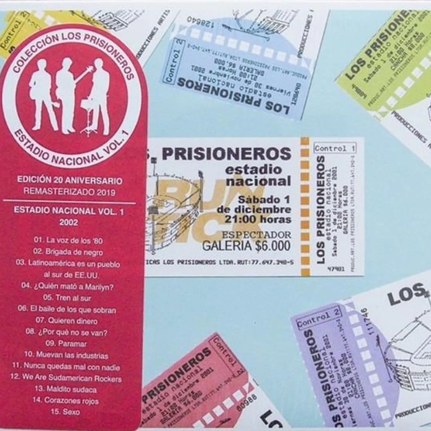 Los Prisioneros ESTADIO NACIONAL VOL 1 CD