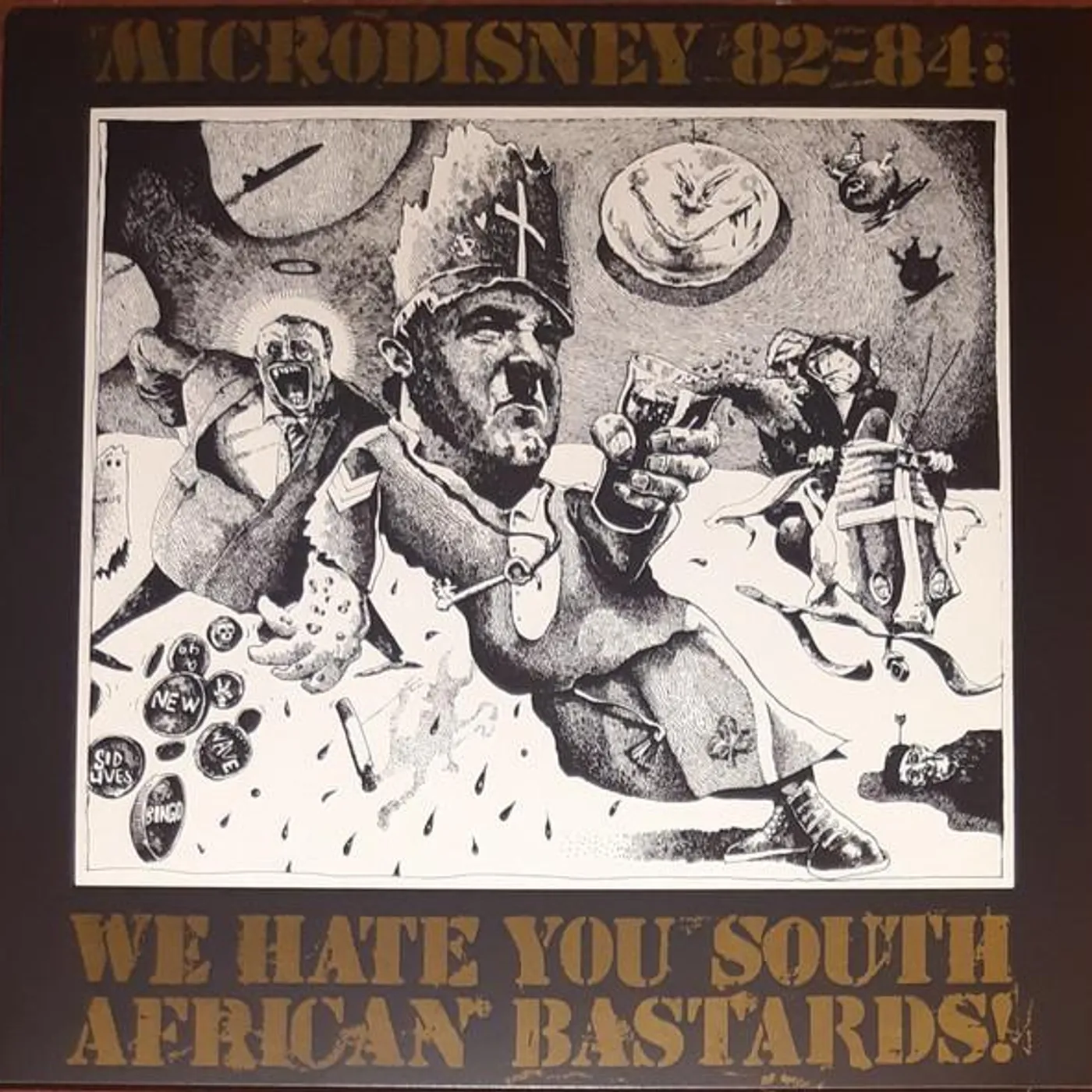Microdisney 82-84 WE HATE YOU SOUTH AFRICA Vinyl Record