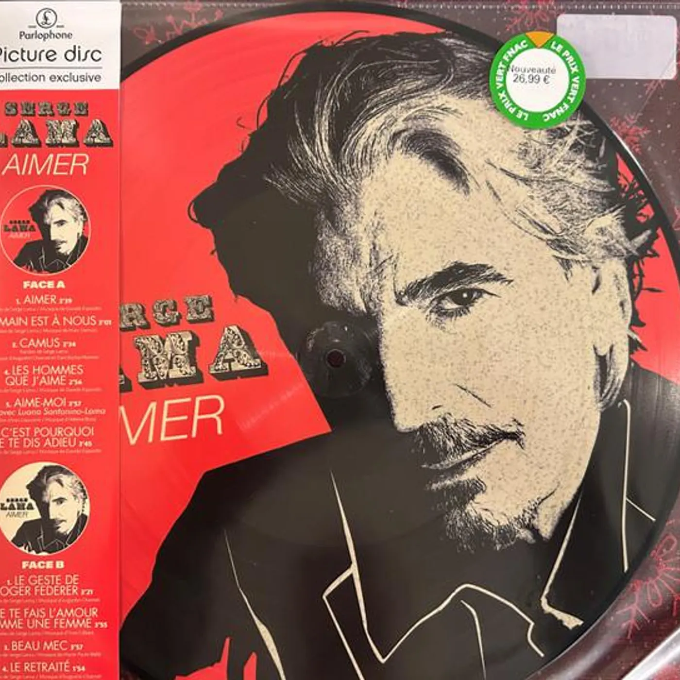 Serge Lama AIMER Vinyl Record