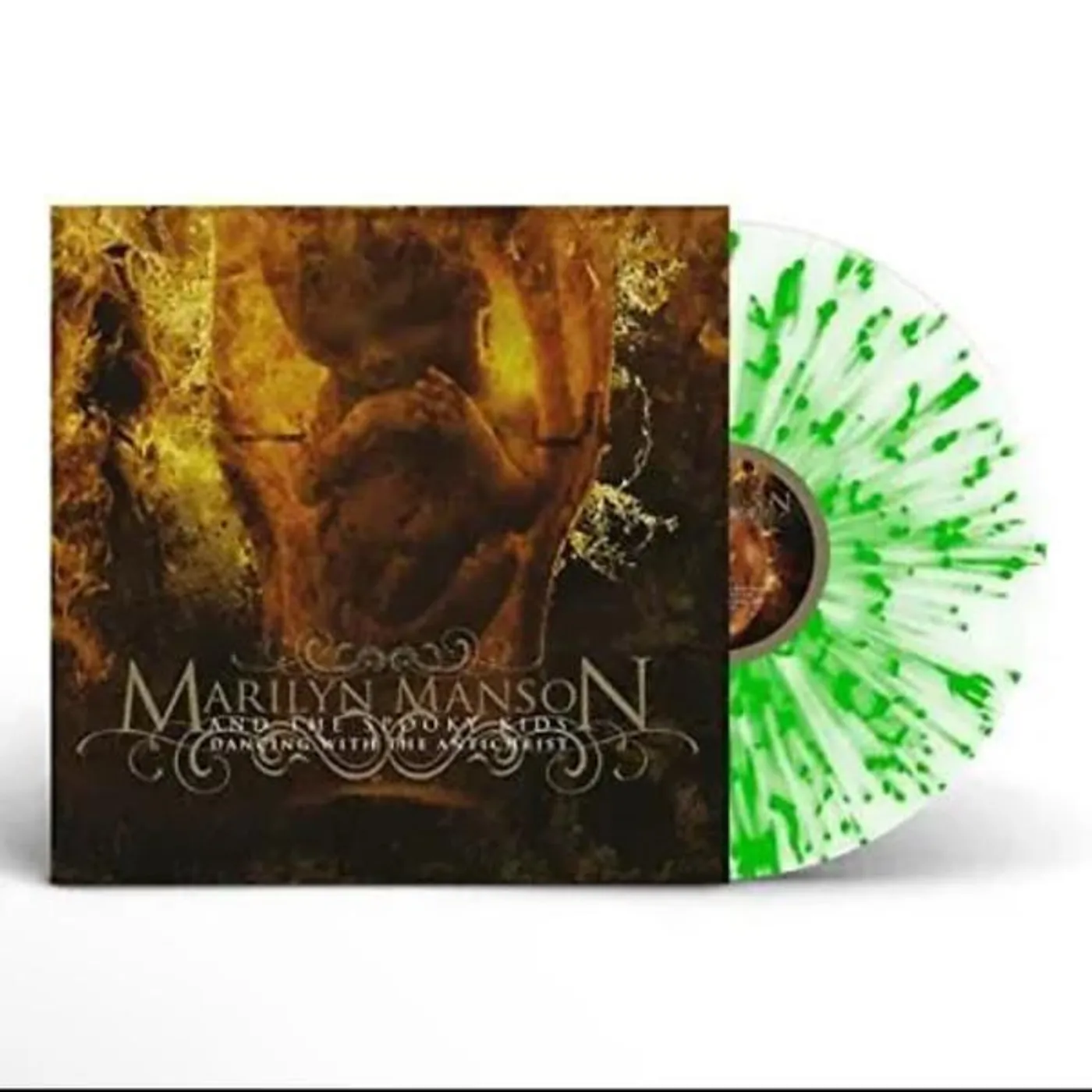 Marilyn Manson DANCING WITH THE ANTICHRIST (WHITE W/ GREEN SPLATTER VINYL/140G) Vinyl Record