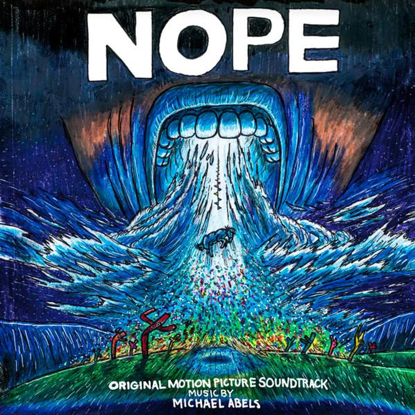 Michael Abels Nope (180g/Blue/Yellow Splatter Vinyl Record/2lp)