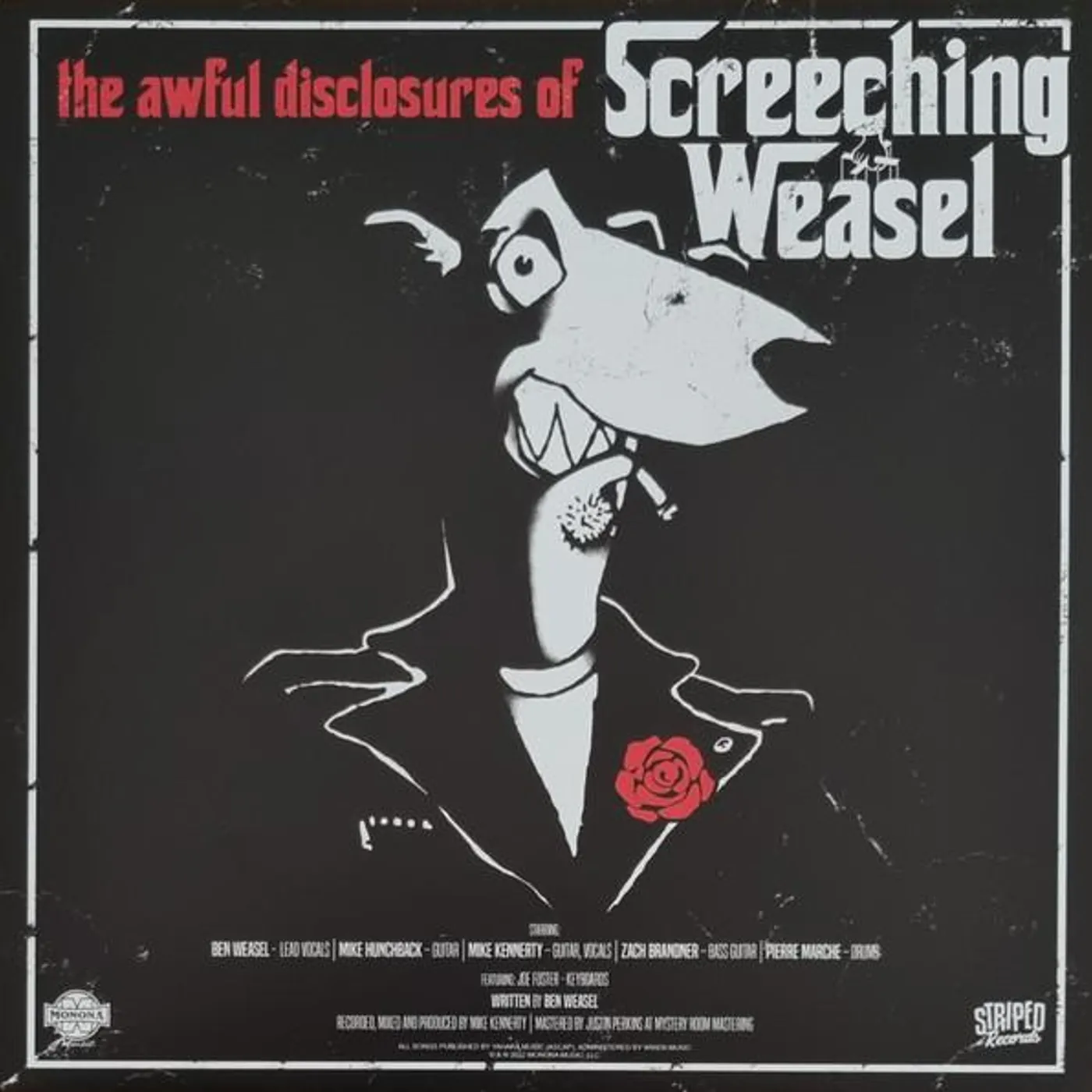 AWFUL DISCLOSURES OF SCREECHING WEASEL Vinyl Record