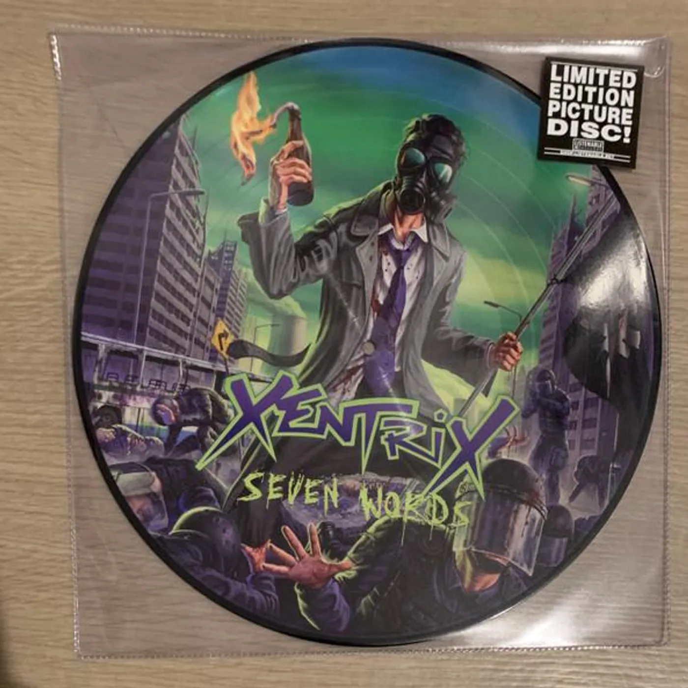Xentrix Seven Words Vinyl Record