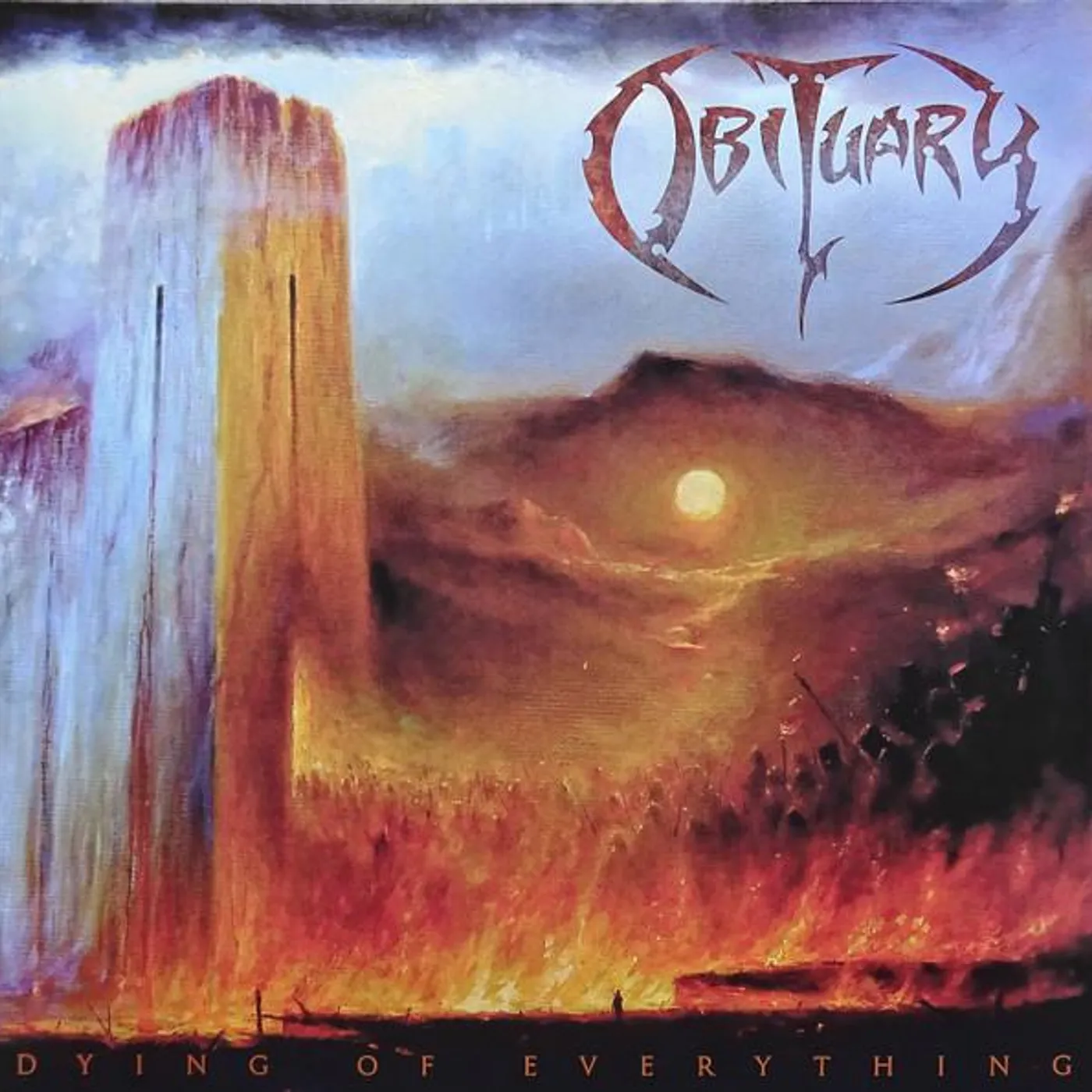 Obituary DYING OF EVERYTHING (ORANGE KRUSH VINYL) Vinyl Record