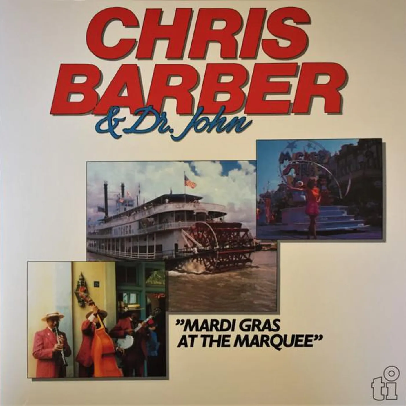 Chris Barber & Dr. John MARDI GRAS AT THE MARQUEE (2LP/LIMITED/BLUE VINYL/180G/NUMBERED) Vinyl Record
