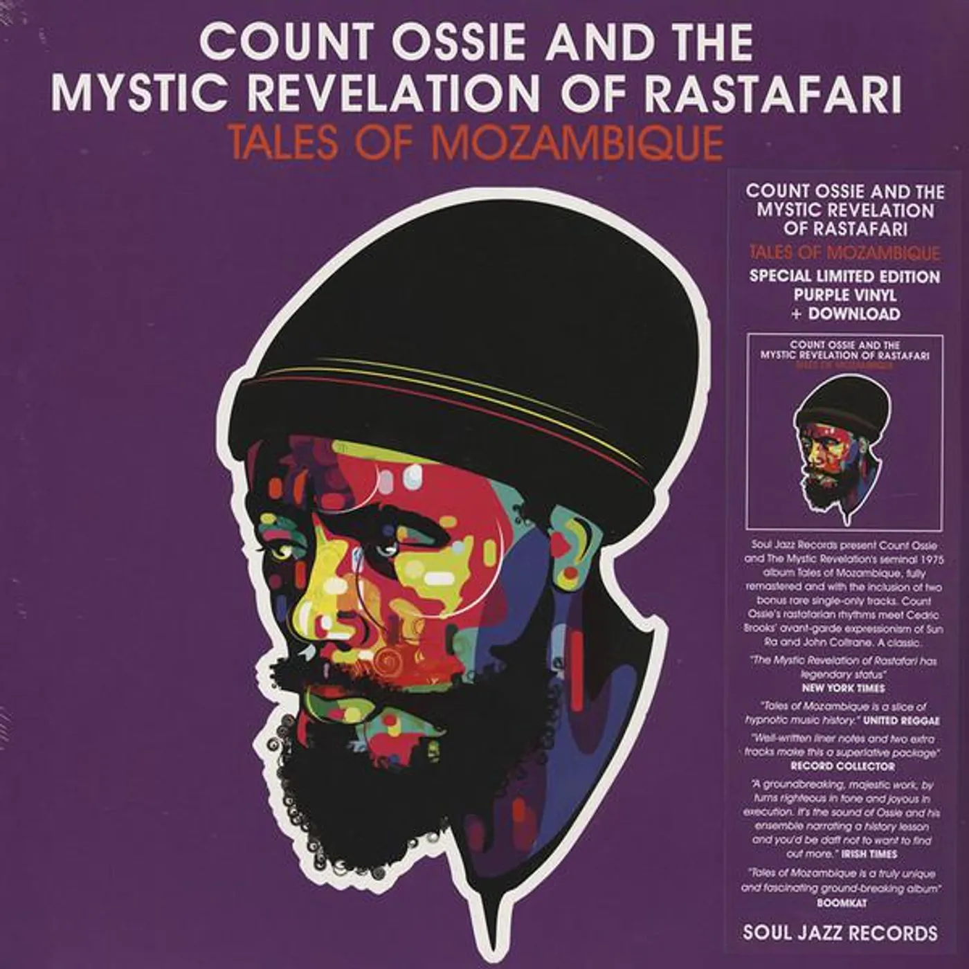 Count Ossie & The Mystic Revelation Of Rastafari TALES OF MOZAMBIQUE (PURPLE VINYL/2LP) Vinyl Record