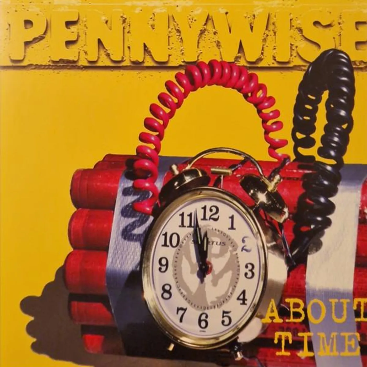 Pennywise ABOUT TIME (SOLID YELLOW VINYL) Vinyl Record