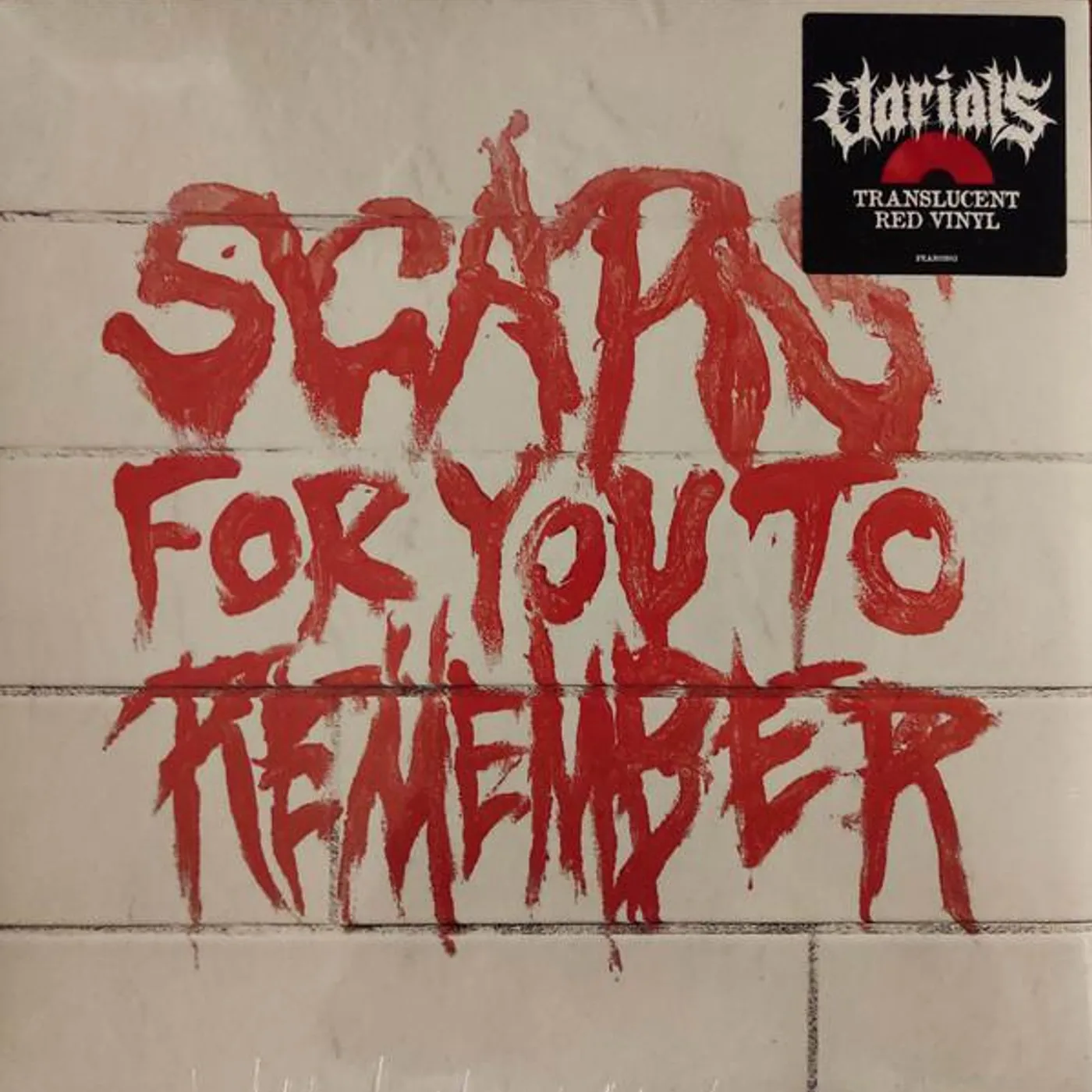 Varials SCARS FOR YOU TO REMEMBER (TRANSLUCENT RED VINYL) Vinyl Record