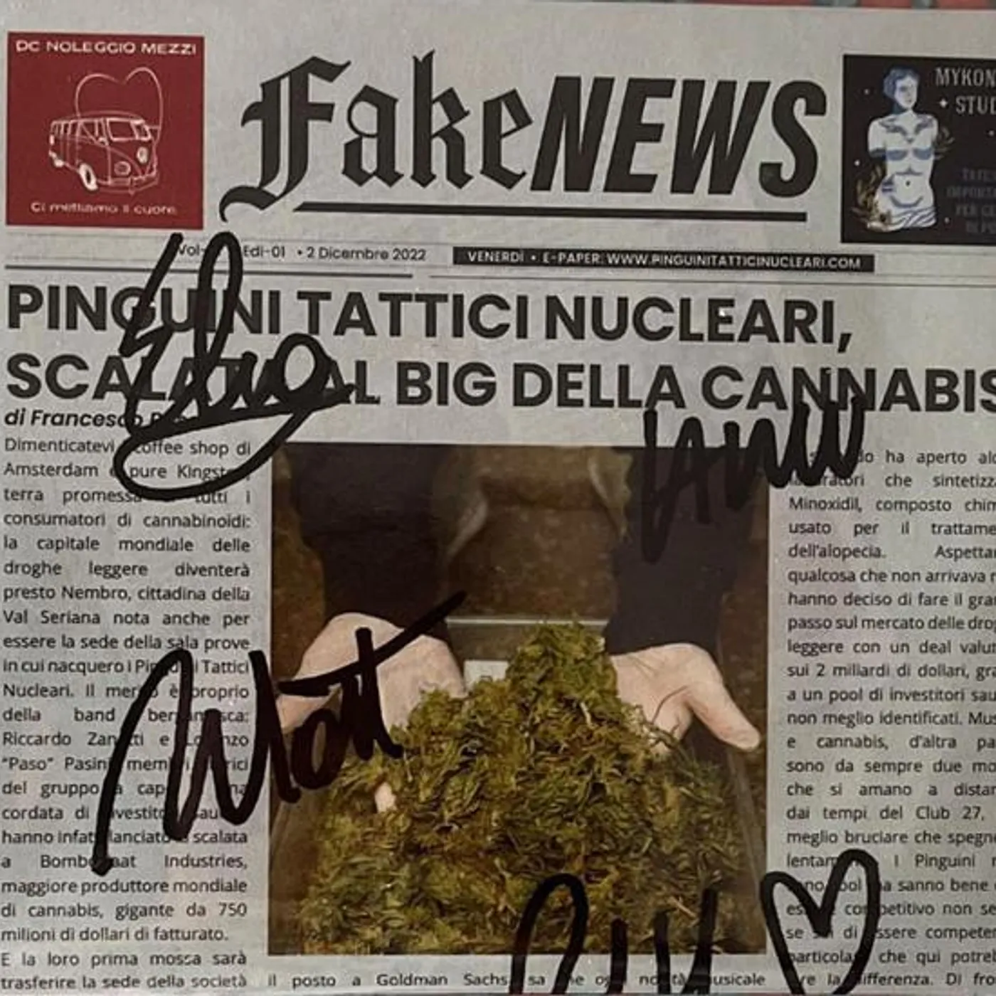 Pinguini Tattici Nucleari FAKE NEWS CD