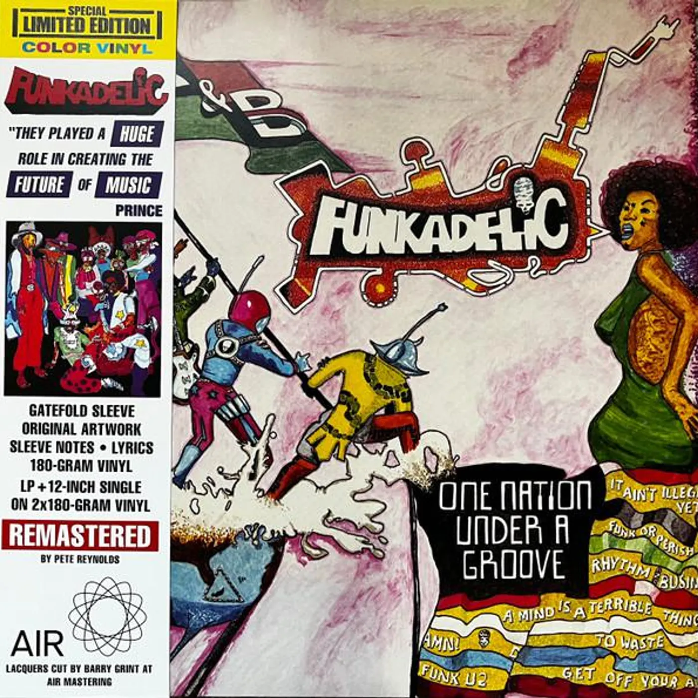 Funkadelic ONE NATION UNDER A GROOVE Vinyl Record