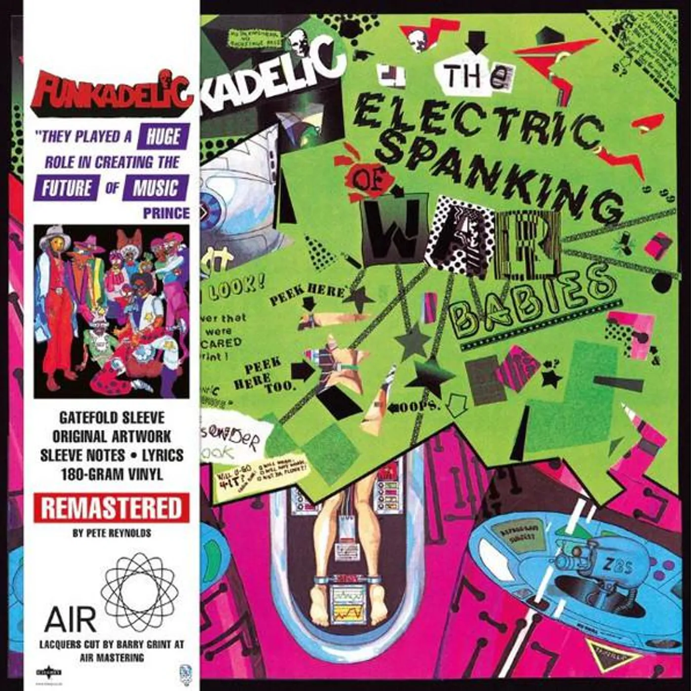 Funkadelic ELECTRIC SPANKING OF WAR BABIES Vinyl Record