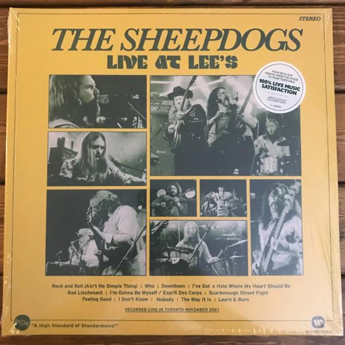 The Sheepdogs LIVE AT LEES Vinyl Record