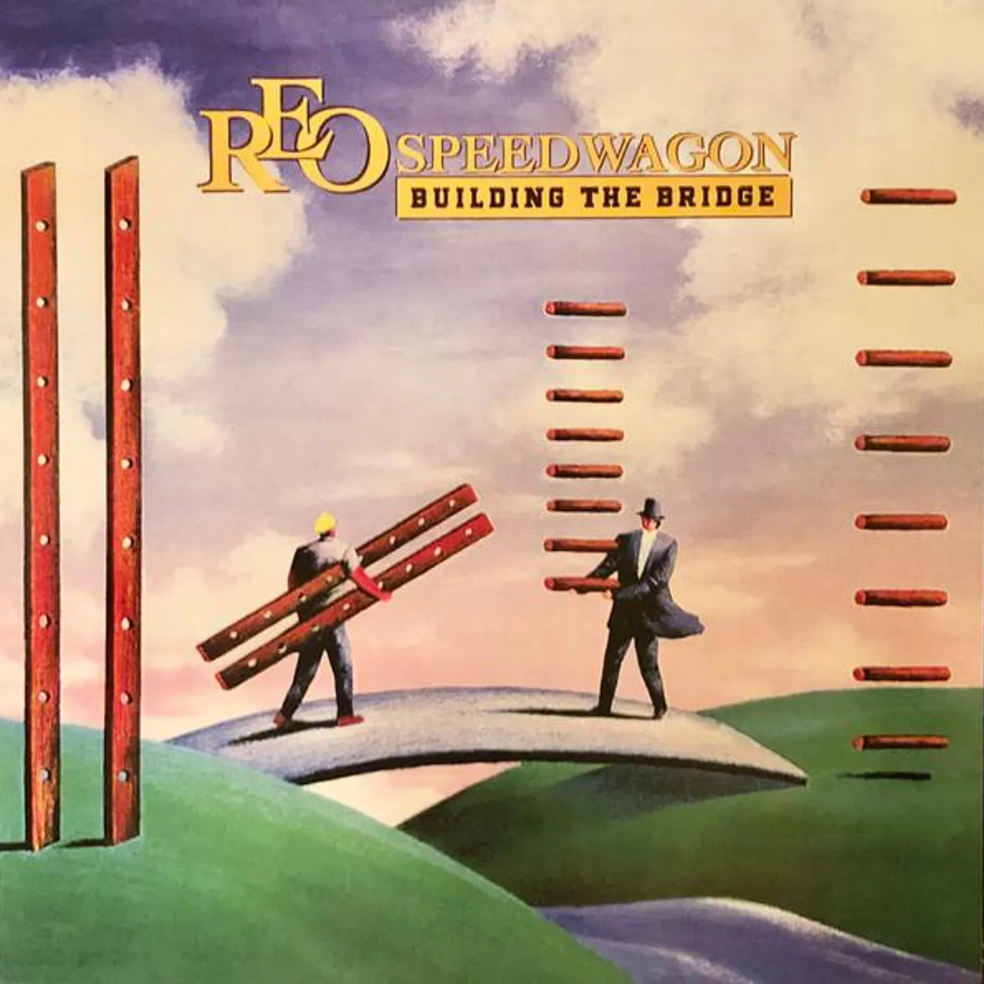 REO Speedwagon BUILDING THE BRIDGE Vinyl Record
