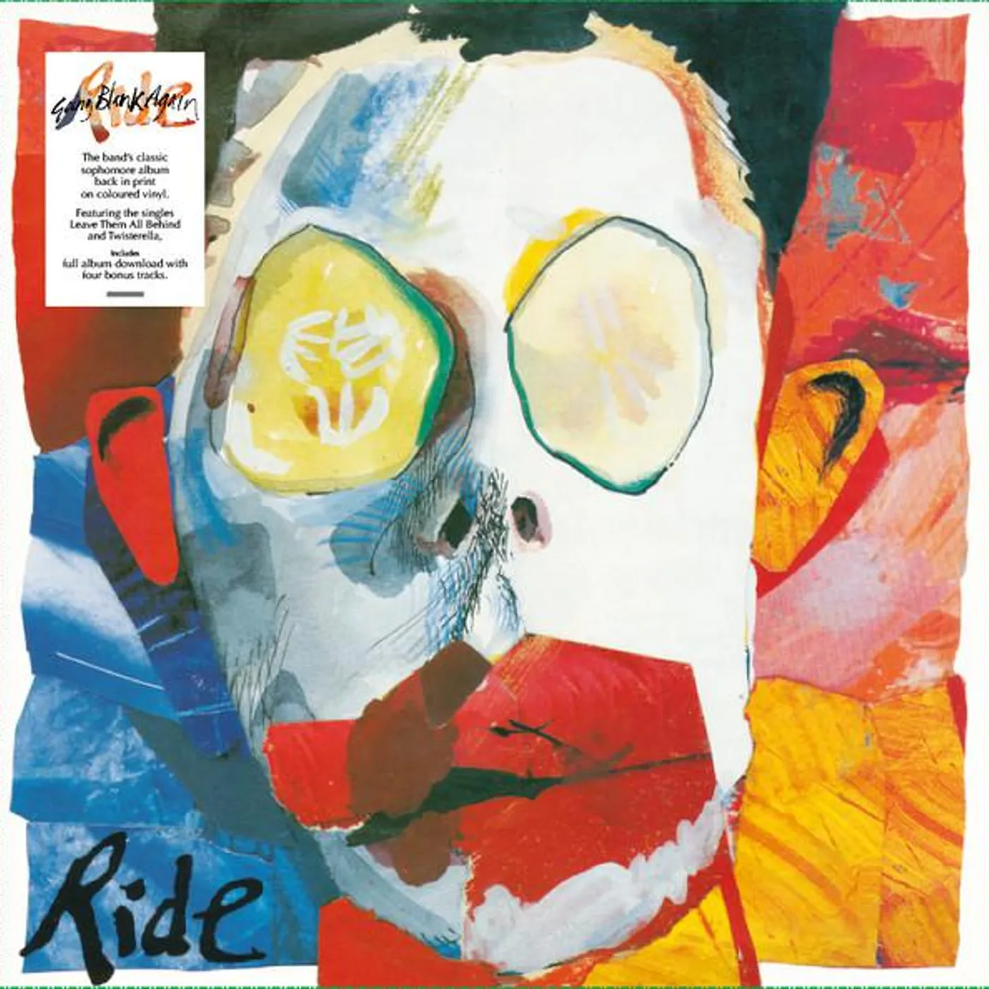 Ride GOING BLANK AGAIN (2LP/TRANSPARENT ORANGE VINYL) Vinyl Record