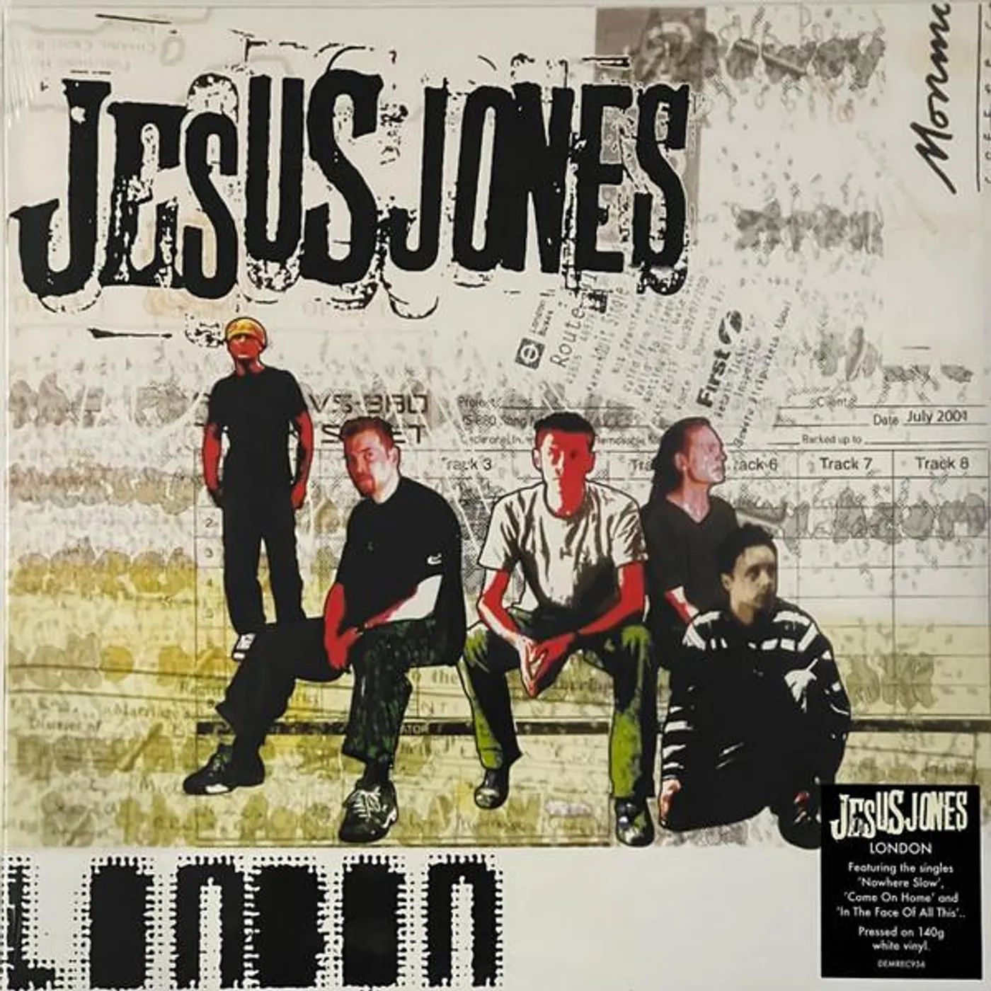 Jesus Jones LONDON (WHITE VINYL/140G) Vinyl Record