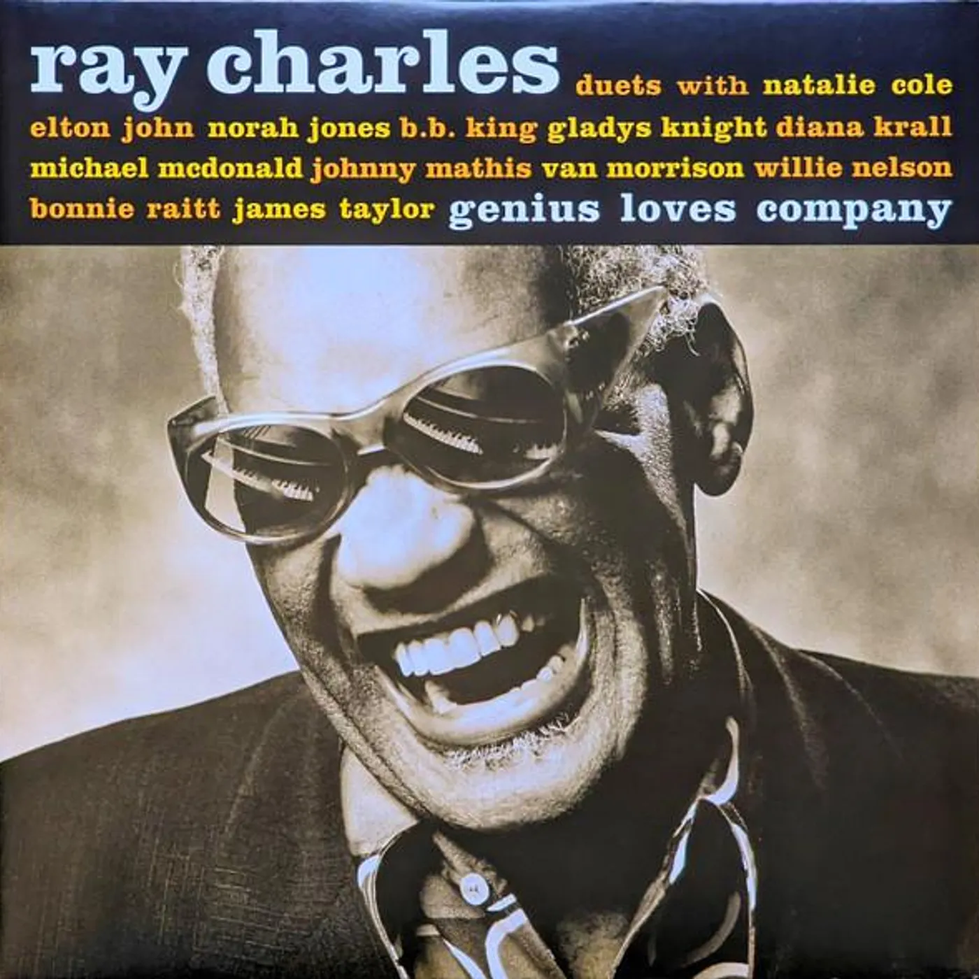 Ray Charles GENIUS LOVES COMPANY (2LP) Vinyl Record