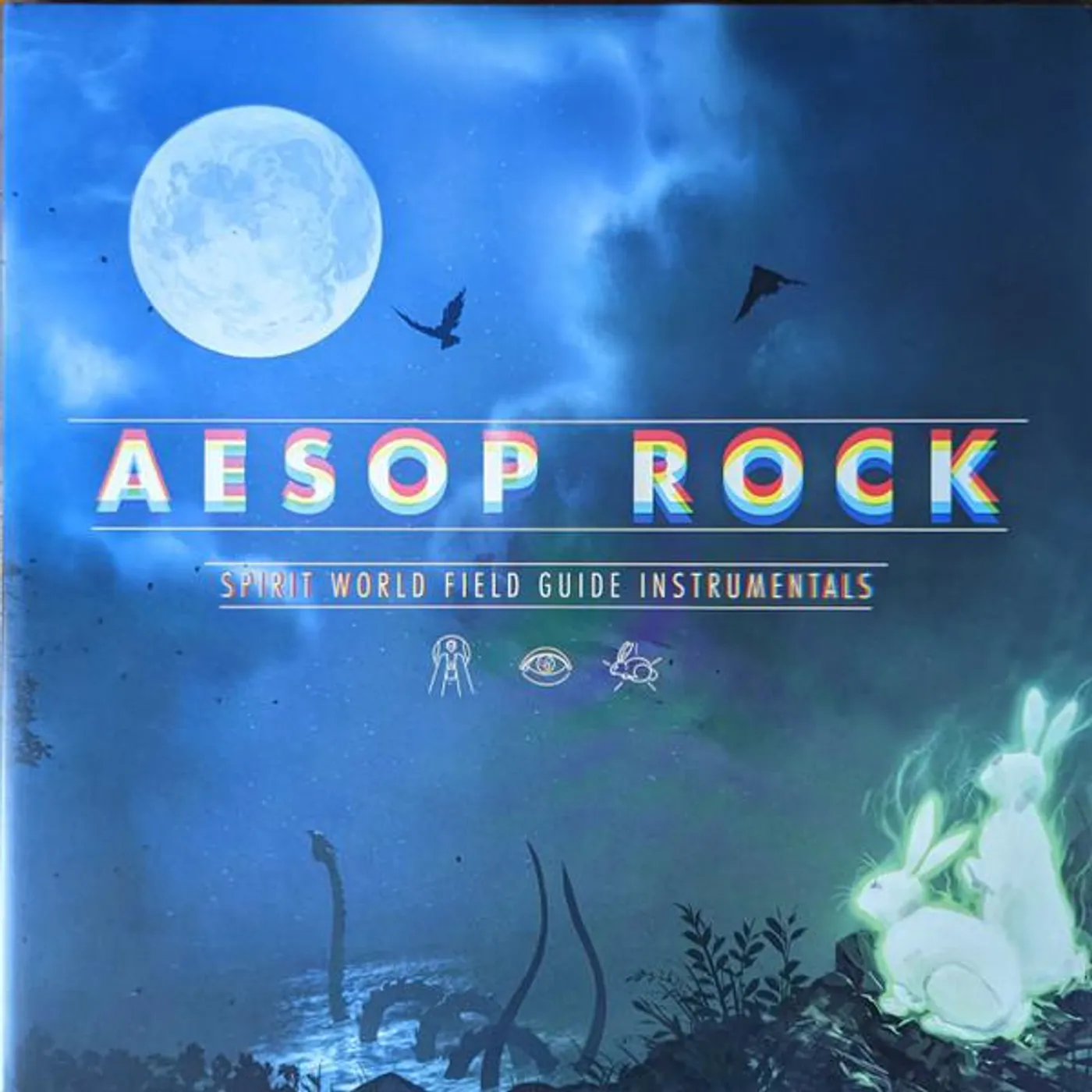 Aesop Rock SPIRIT WORLD FIELD GUIDE (INSTRUMENTAL VERSION) (PORTAL GREEN & BLUE VINYL/2LP) Vinyl Record
