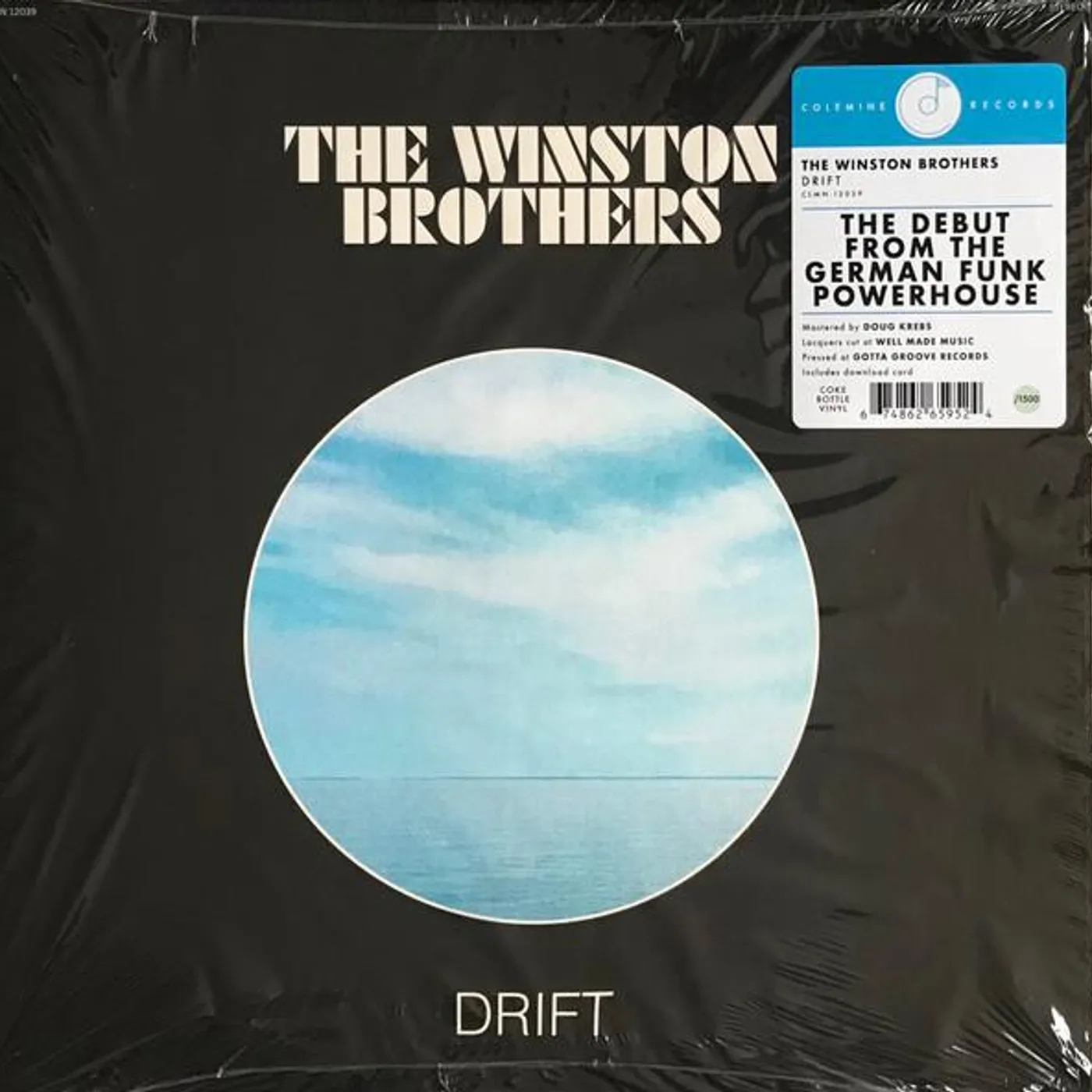 The Winston Brothers DRIFT (COKE BOTTLE CLEAR W/ YELLOW SWIRL VINYL) Vinyl Record
