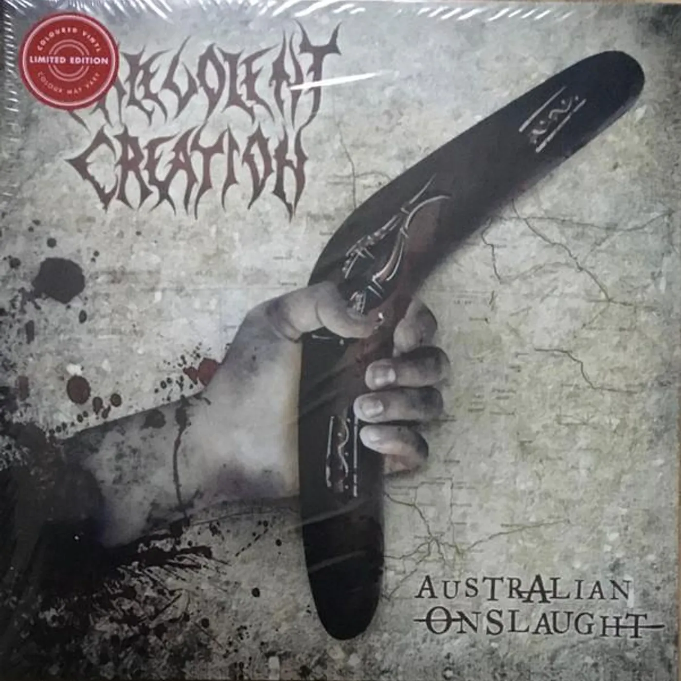 Malevolent Creation AUSTRALIAN ONSLAUGHT Vinyl Record
