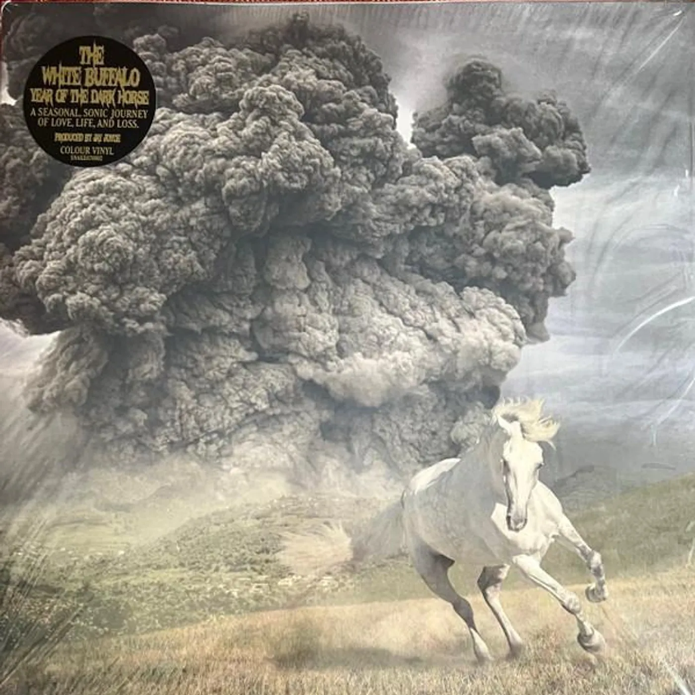 The White Buffalo YEAR OF THE DARK HORSE (GRAY VINYL) Vinyl Record