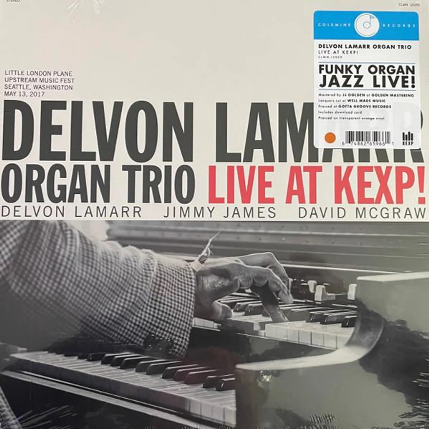 Delvon Lamarr Organ Trio LIVE AT KEXP Vinyl Record