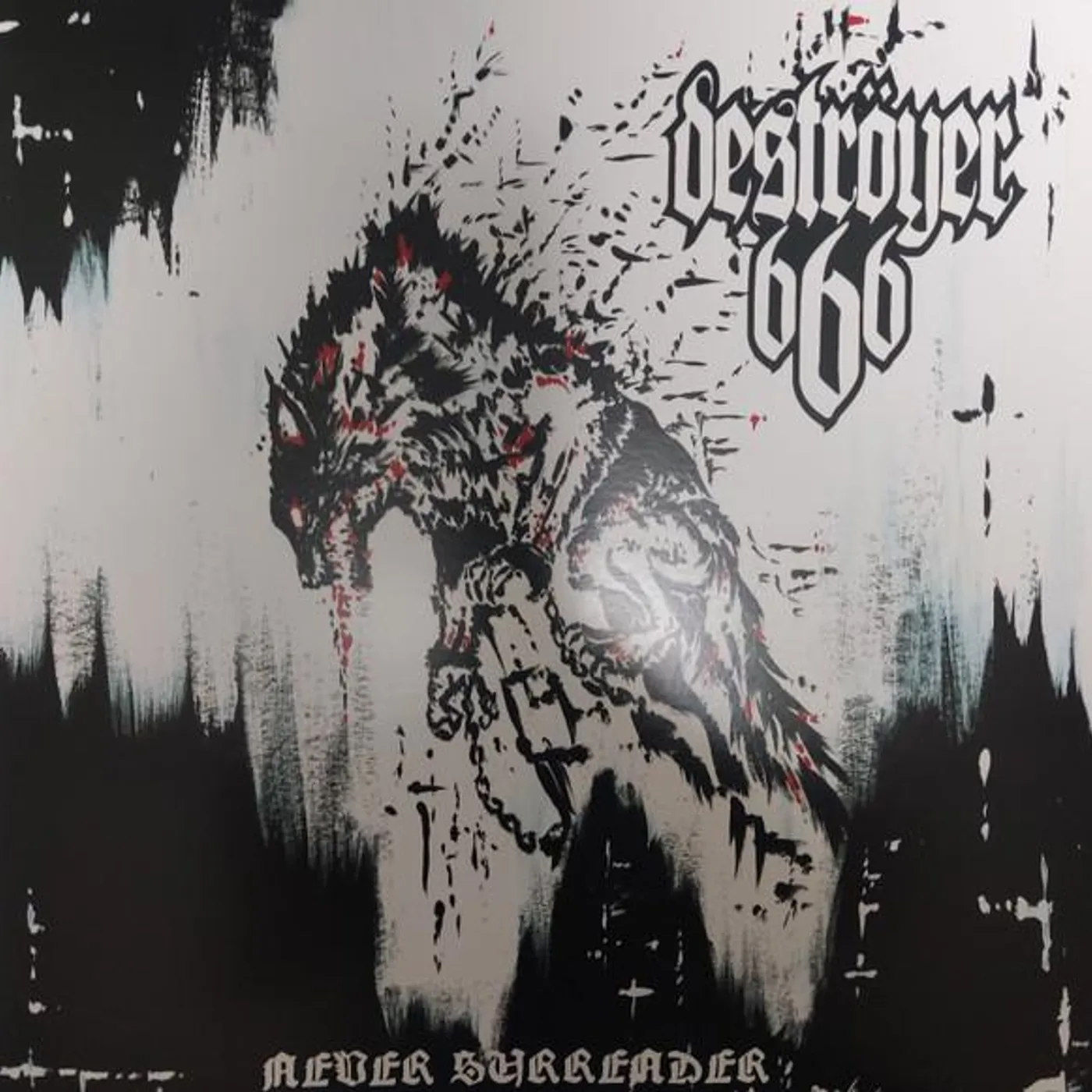 Deströyer 666 NEVER SURRENDER Vinyl Record
