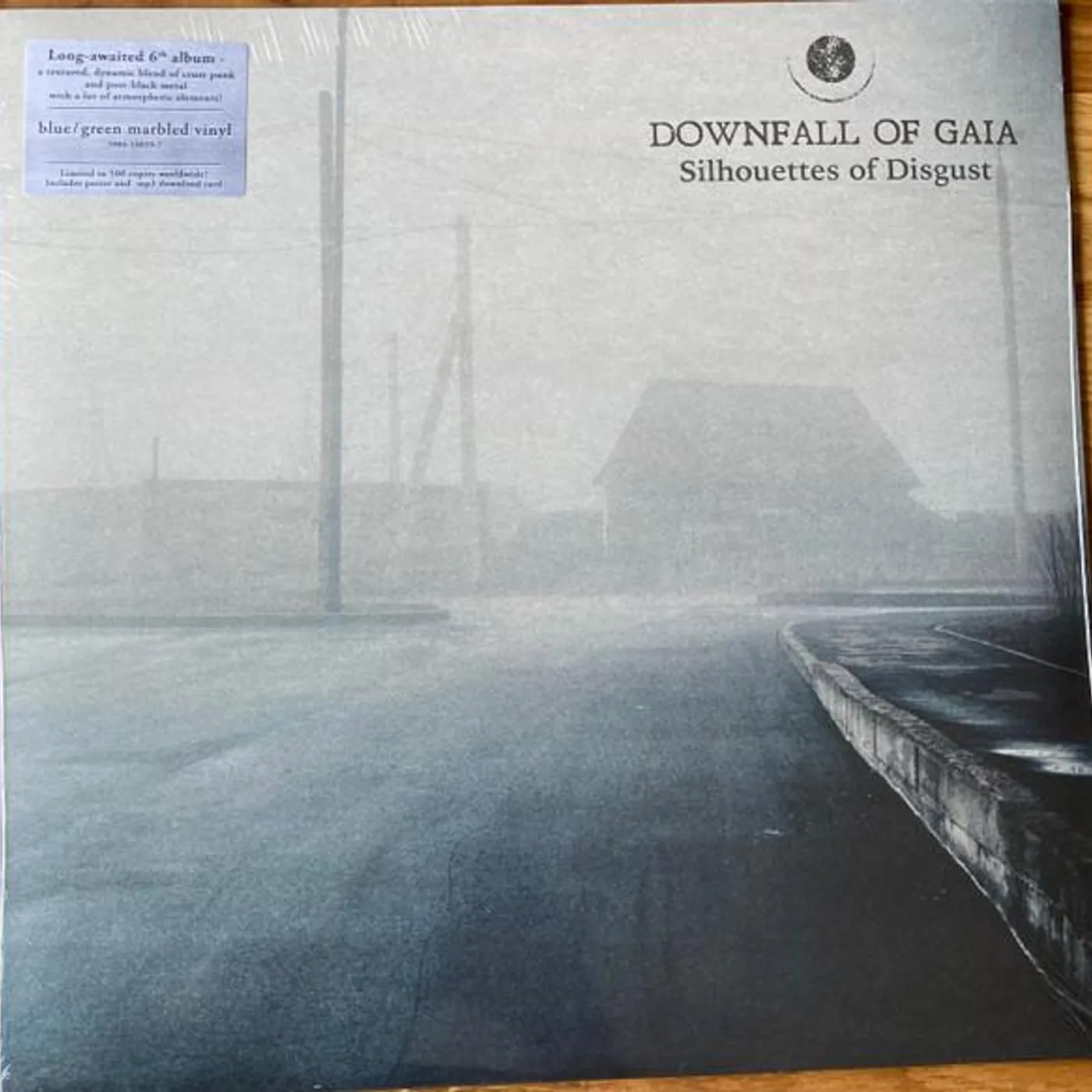 Downfall Of Gaia SILHOUETTES OF DISGUST (COLOR VINYL) Vinyl Record