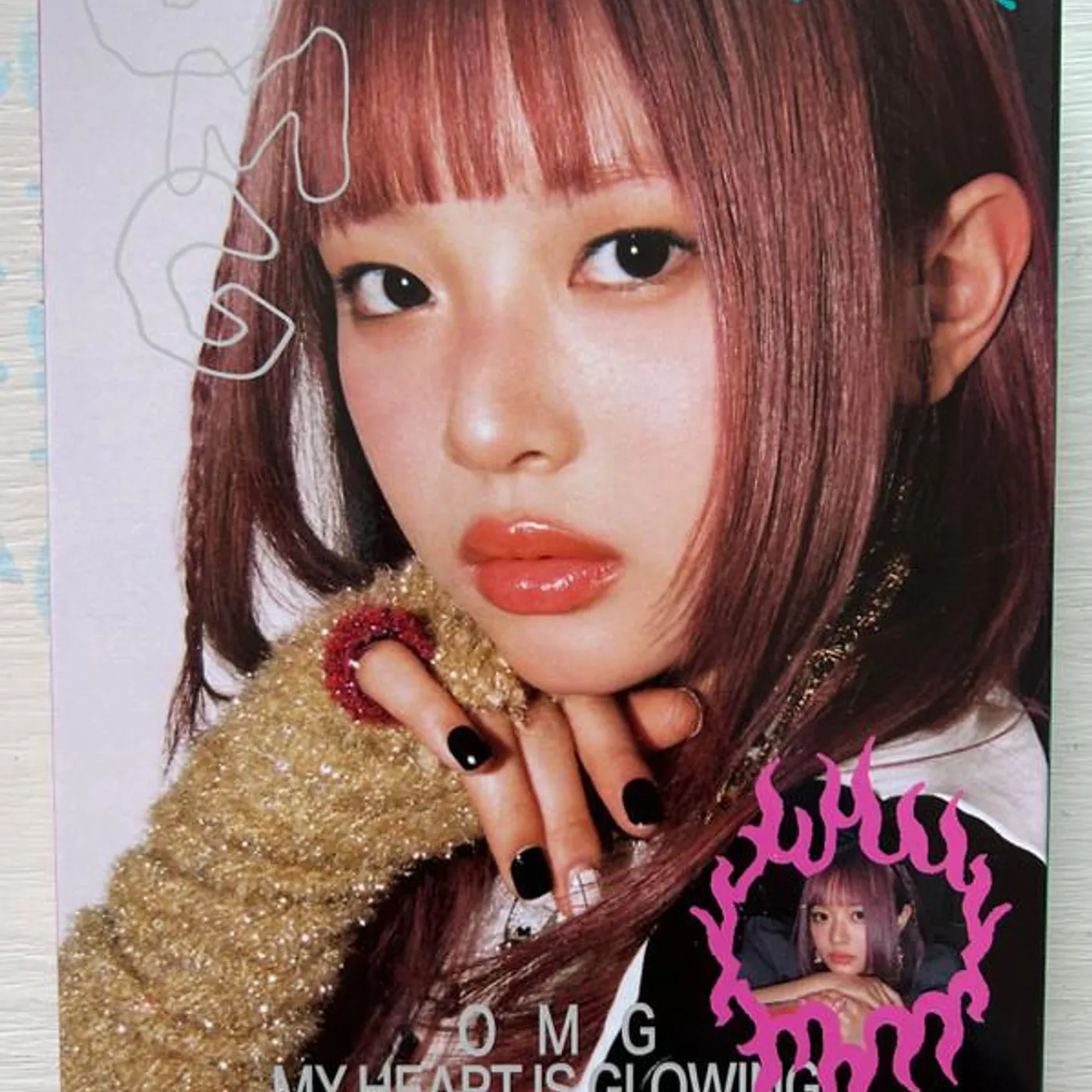 NewJeans OMG - 1ST SINGLE (MESSAGE CARD VER) CD