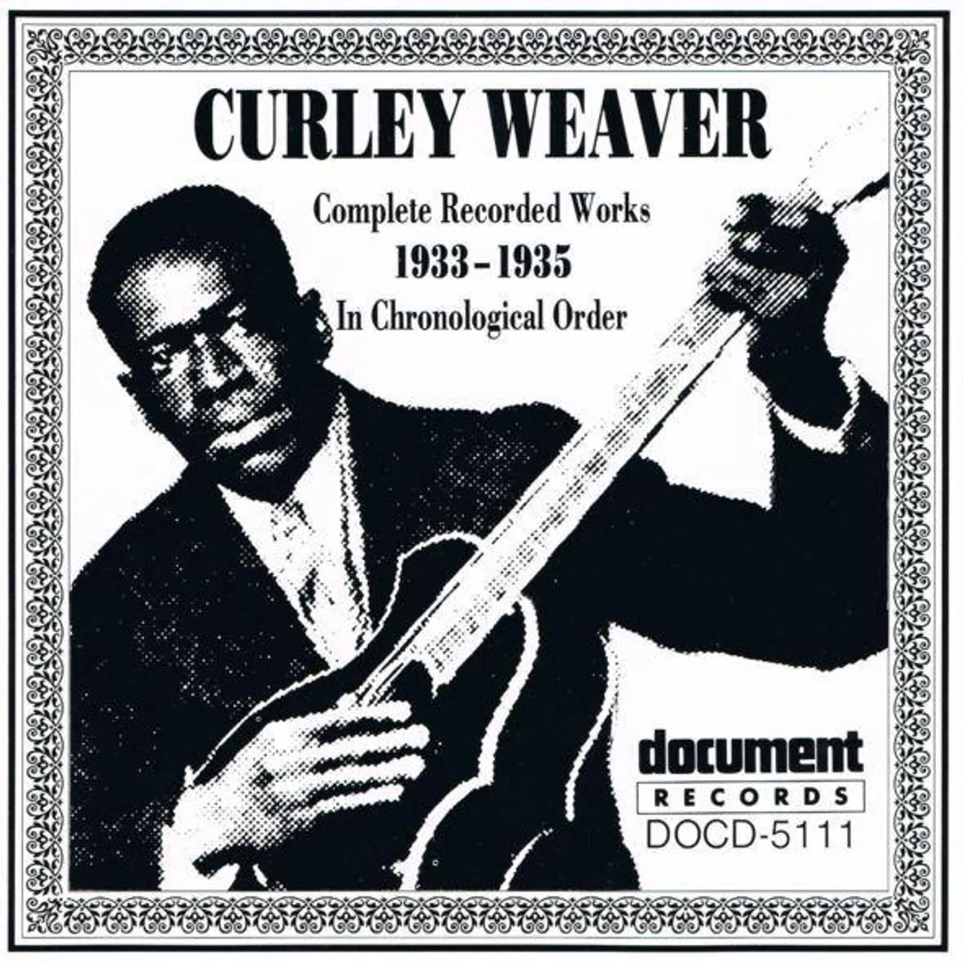 Curly Weaver COMPLETE RECORDED WORKS (1933-1935) CD